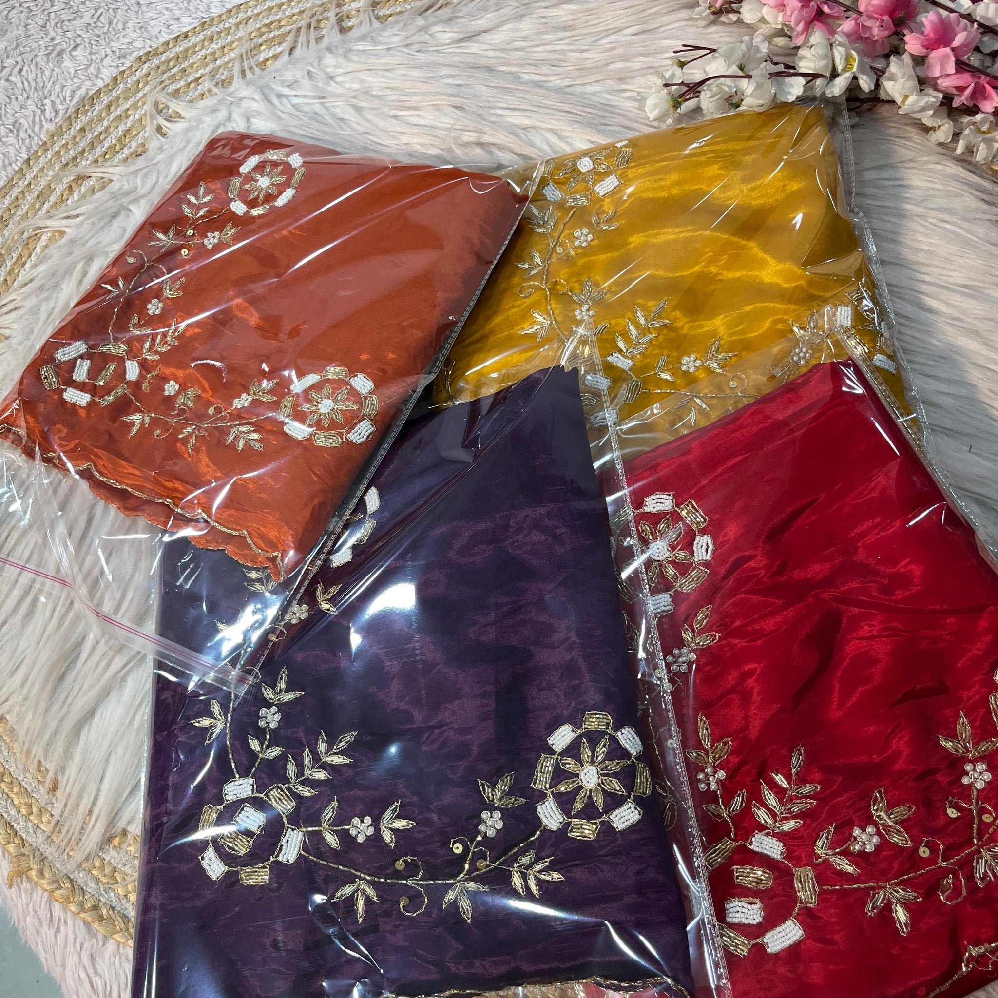 Premium Zardozi Handwork Sarees