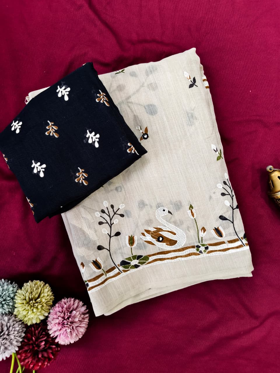 Pure Soft Linen Saree