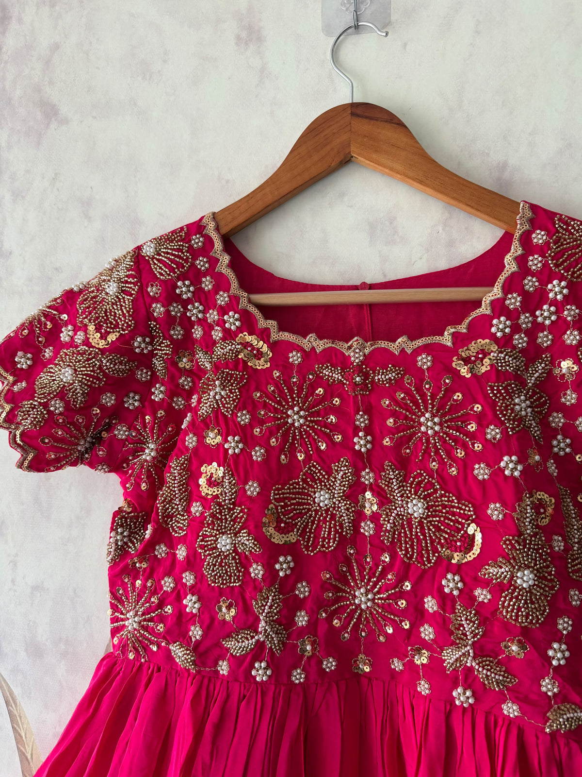 Customized maggam work frock