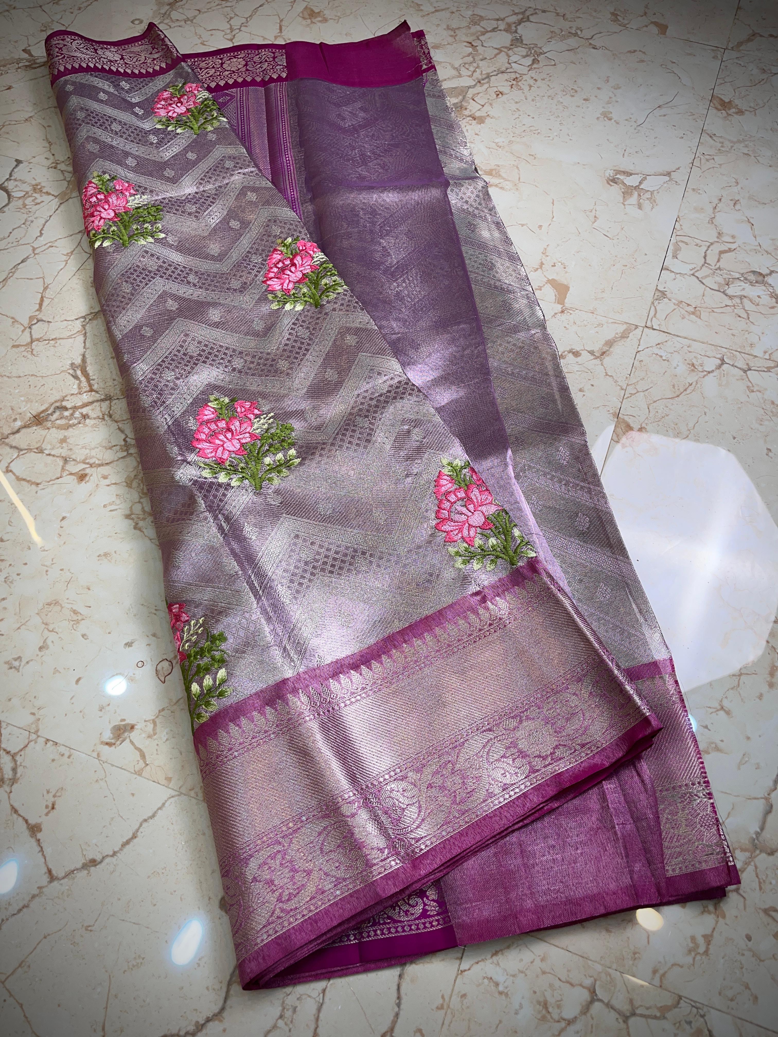 Banarasi Kanjivaram Tissue Saree