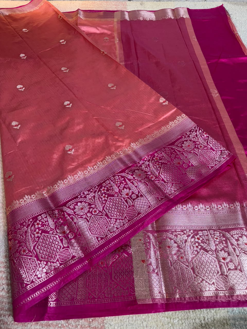 Banarasi Green Mango Sarees