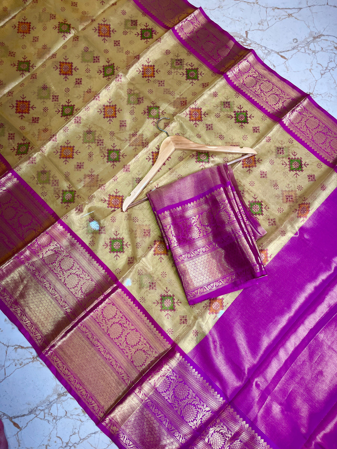 Premium Soft Banarasi Tissue Silk Saree
