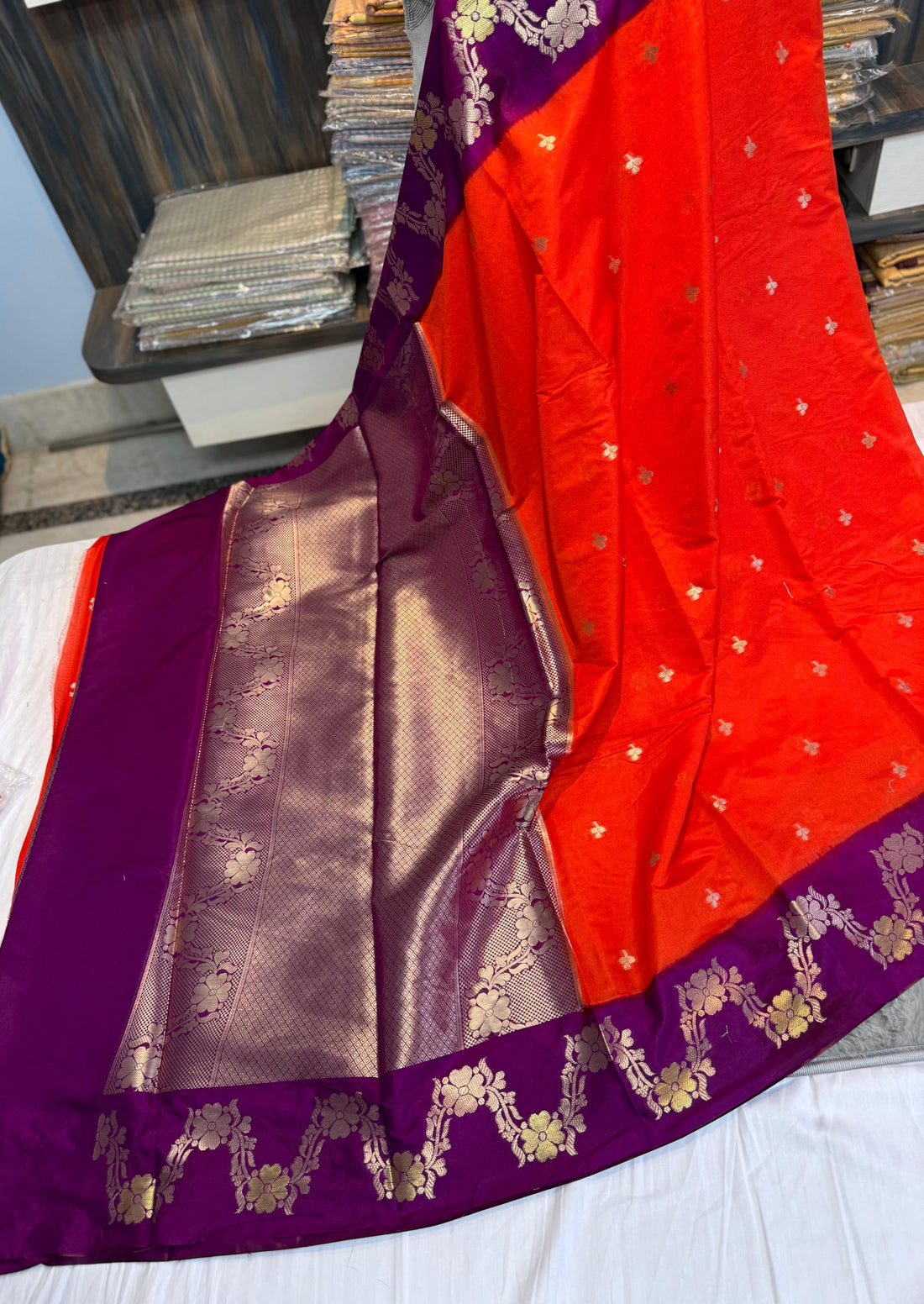 Premium Banarasi Raw Mango Sarees