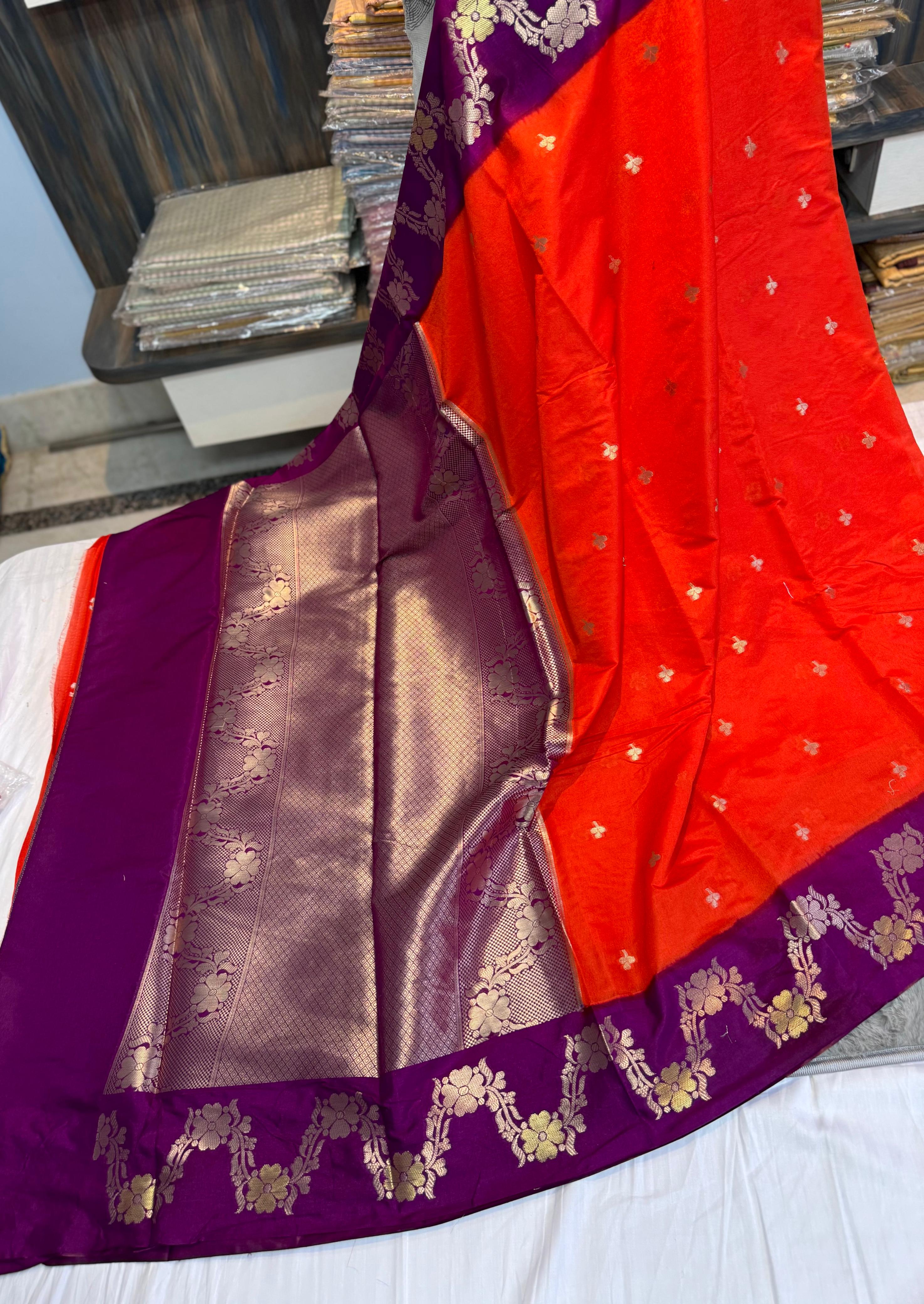 Premium Banarasi Raw Mango Sarees