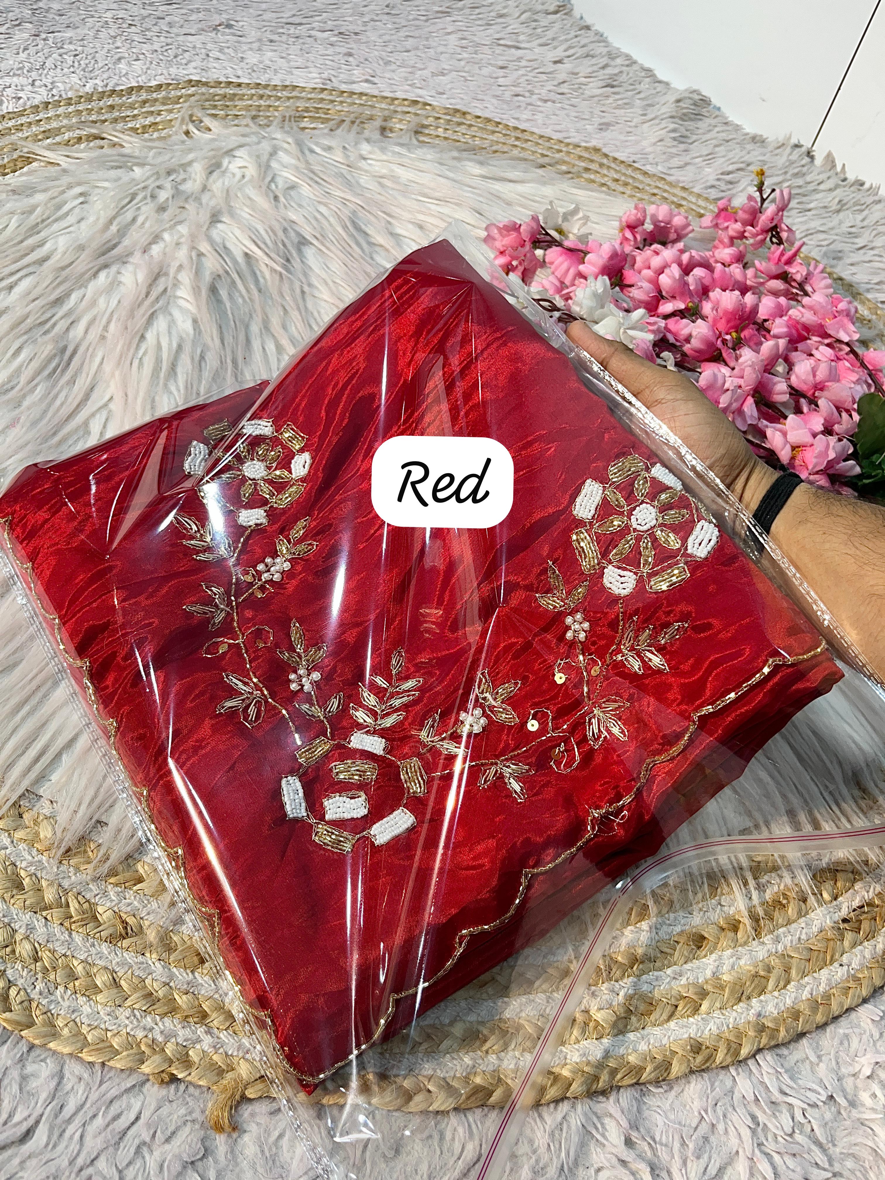 Premium Zardozi Handwork Sarees