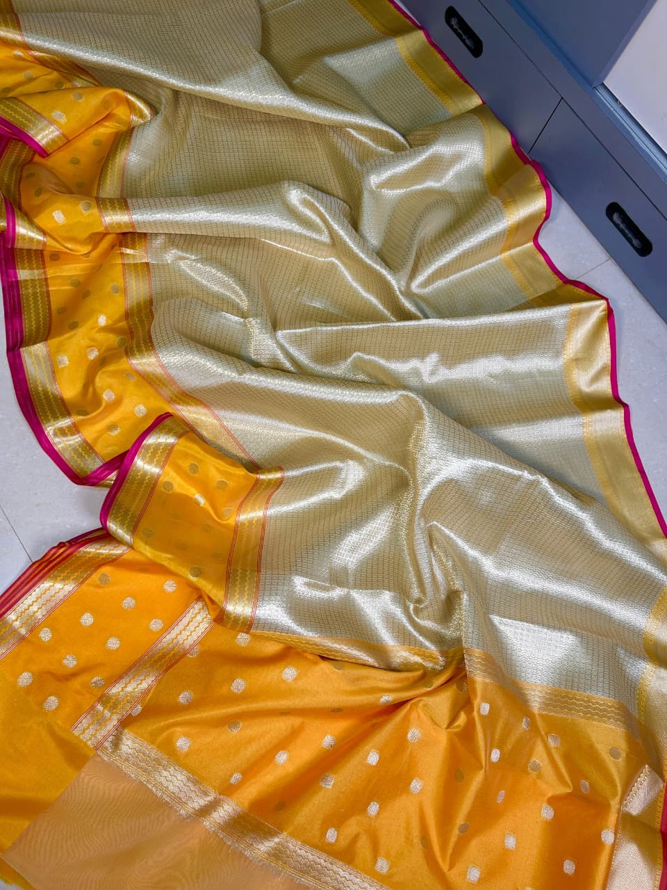 Beautiful Banarasi Tissue Designer Saree