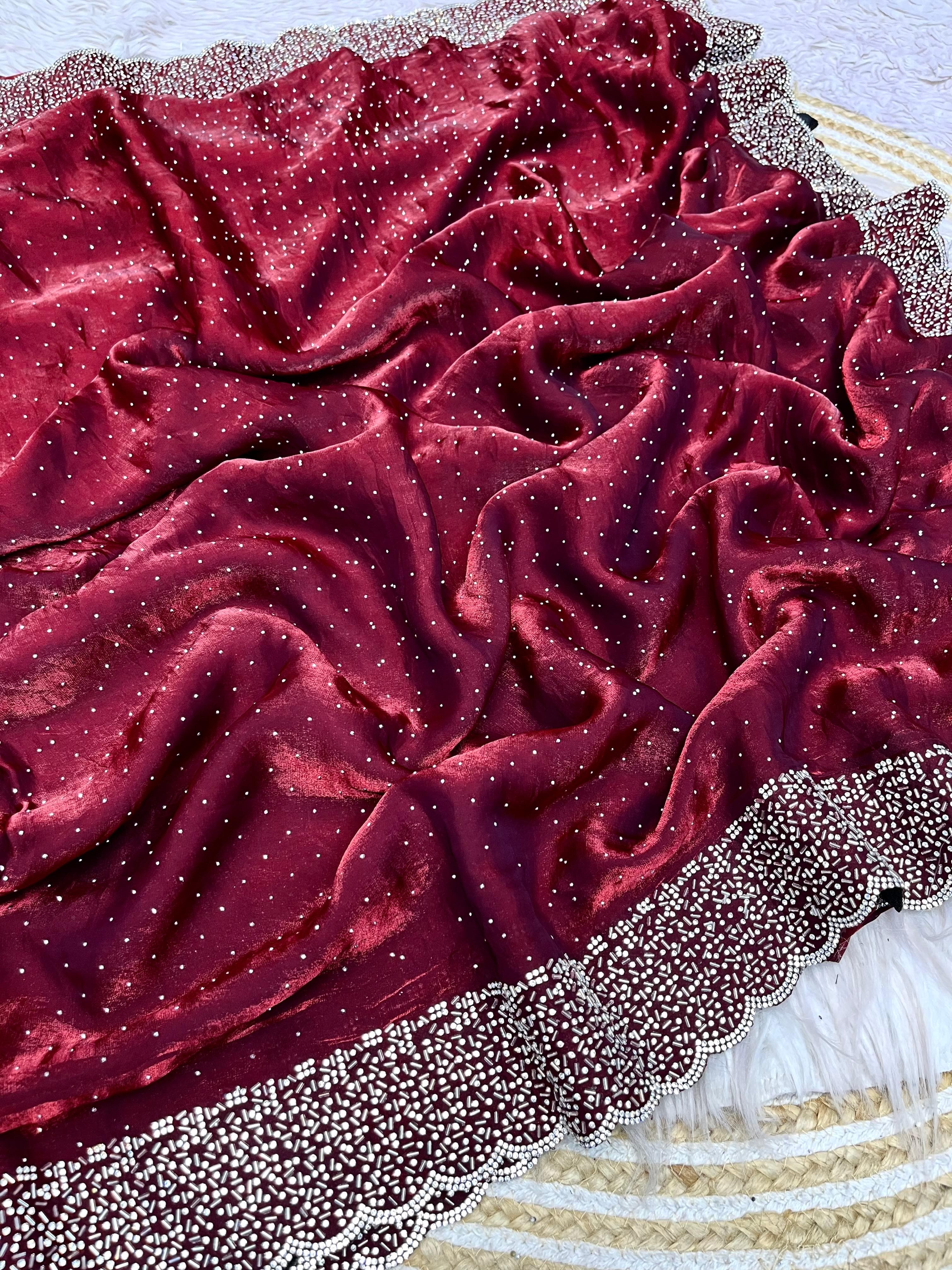 Pure Soft Space Silk Sarees in 20+ Colors