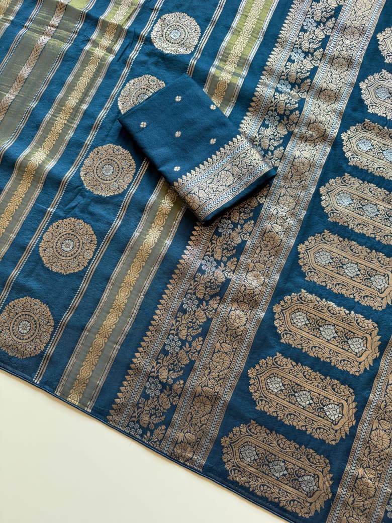 Pure Chinya Tissue Viscose Georgette Sarees
