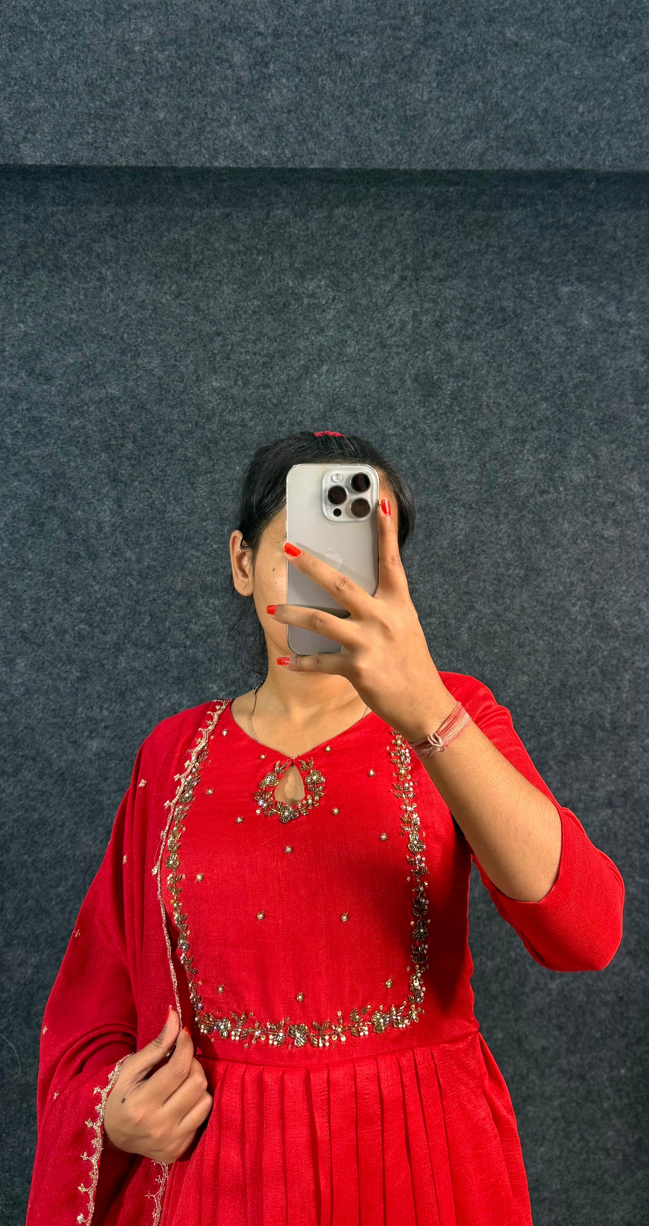 Soft Designer Gown & Duppata