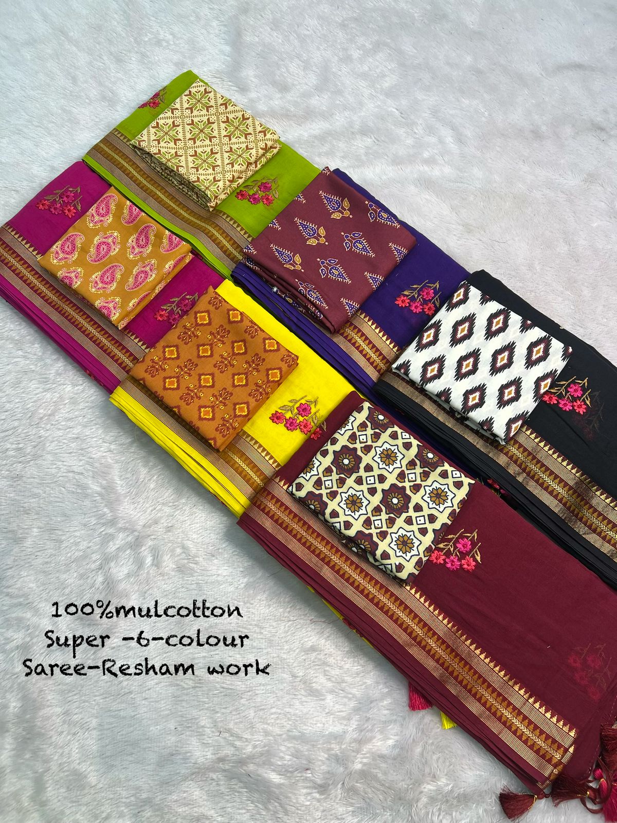 Premium Mul cotton Sarees