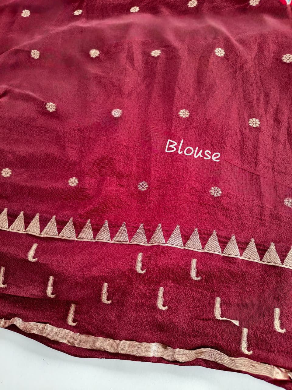 Viscose meenakari sarees
