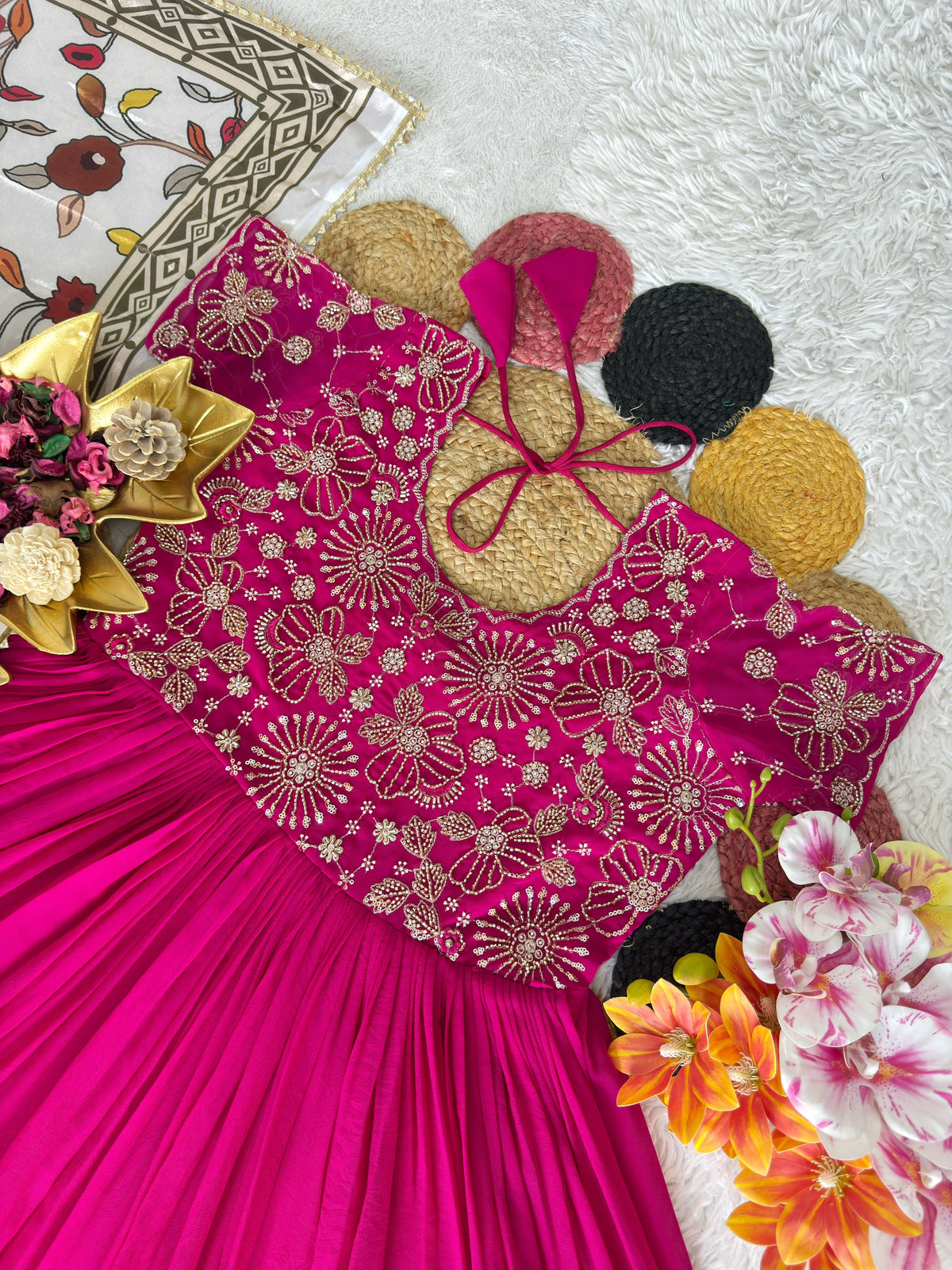 Designer Gown with Duppata