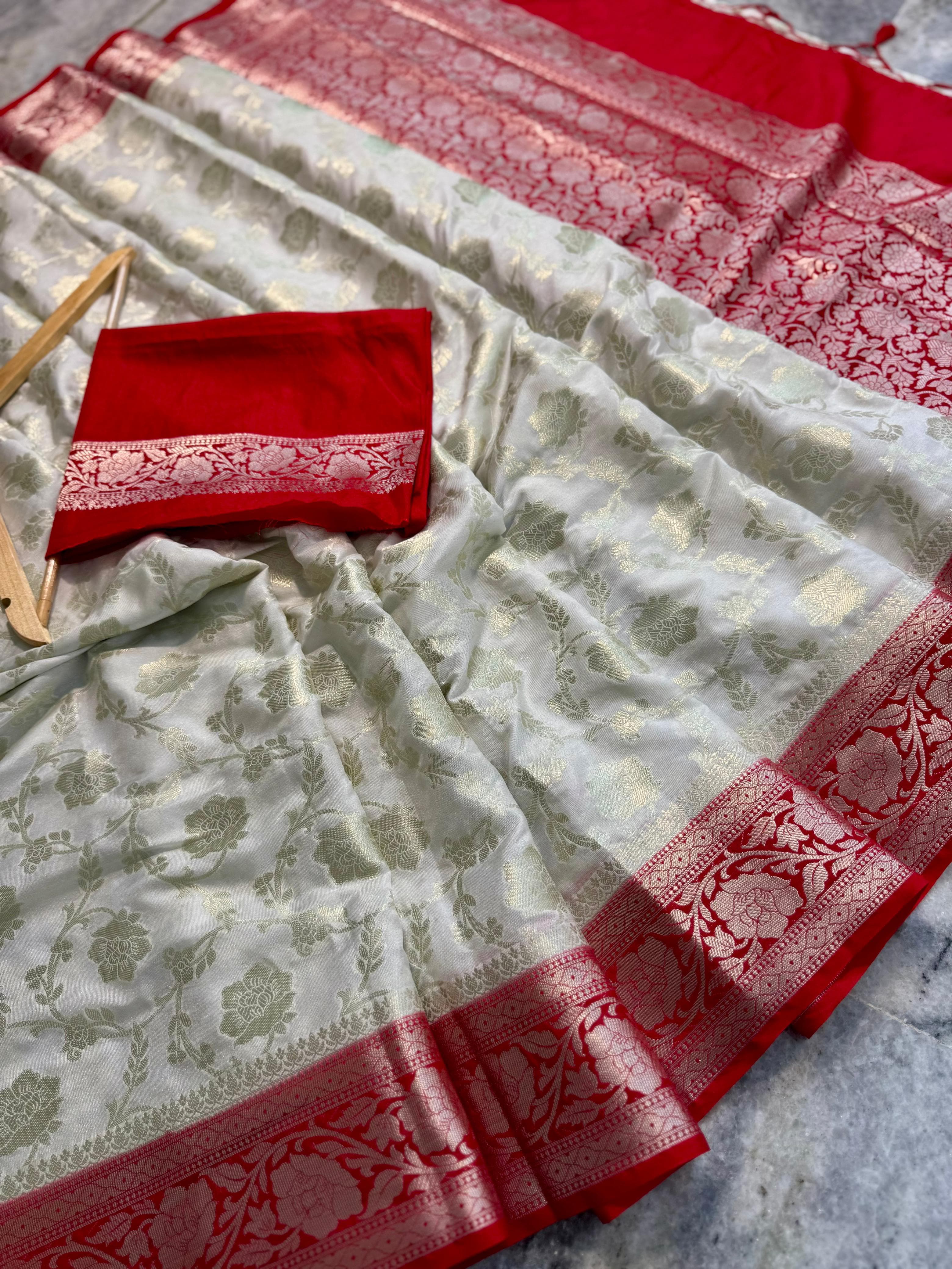 Banarasi Semi Katan Warm Silk Saree