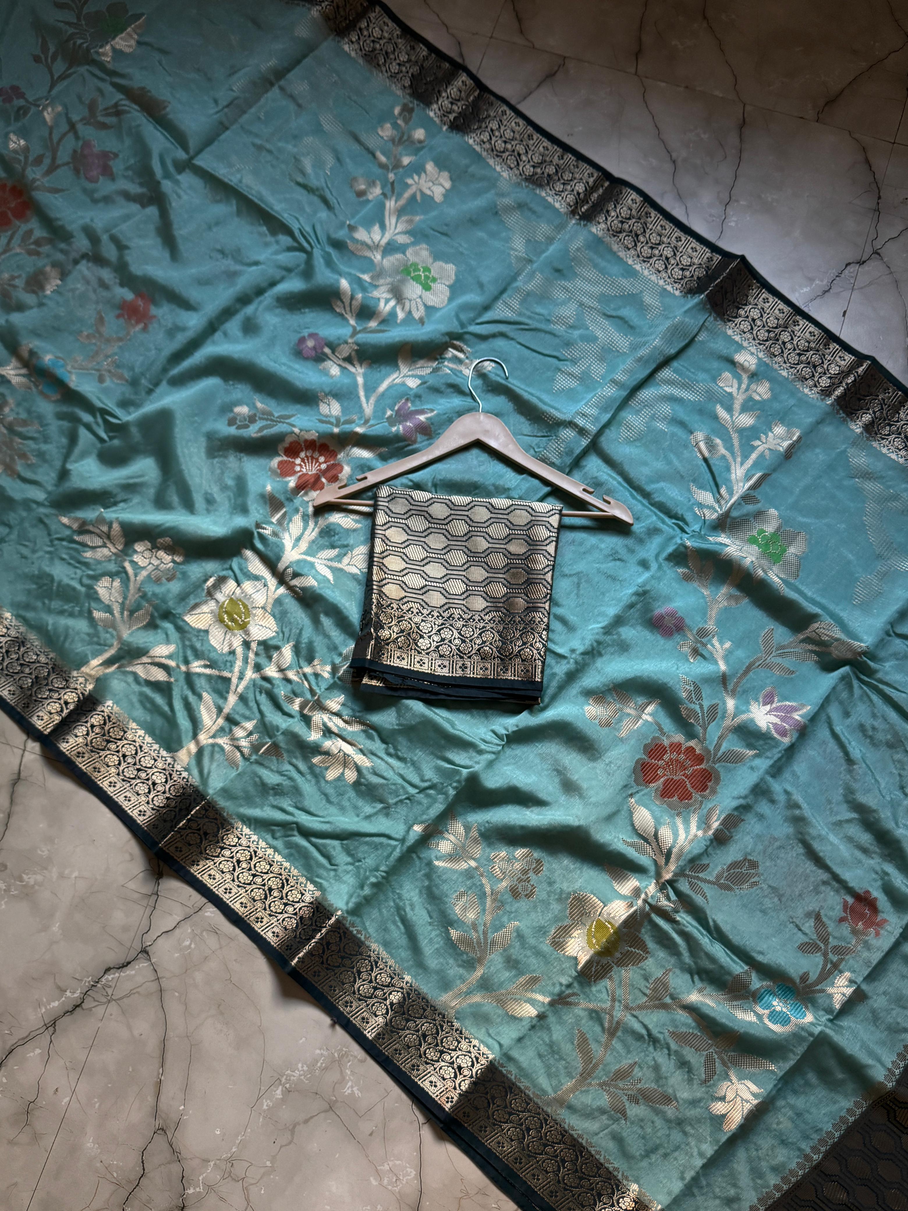 Premium Banarasi Chiniya Silk Sarees