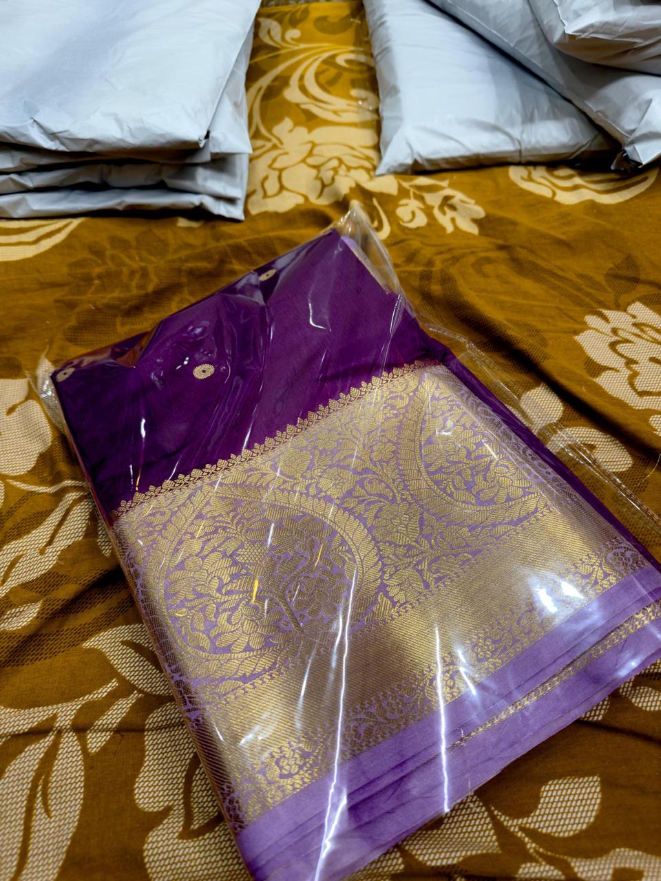 Soft Banarasi Dupion Silk Sarees