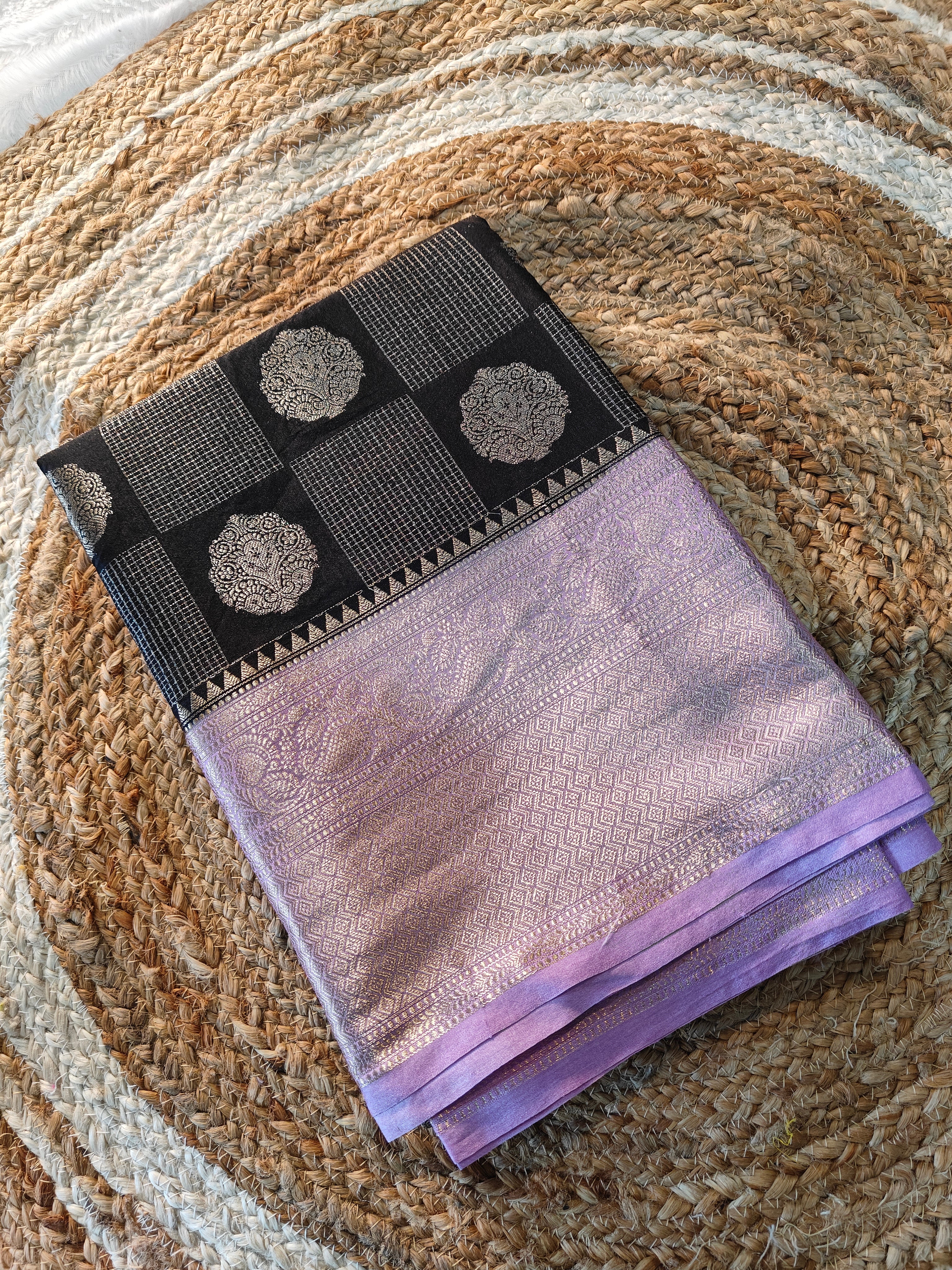 Vintage Banarasi Semi Kanchipattu Sarees