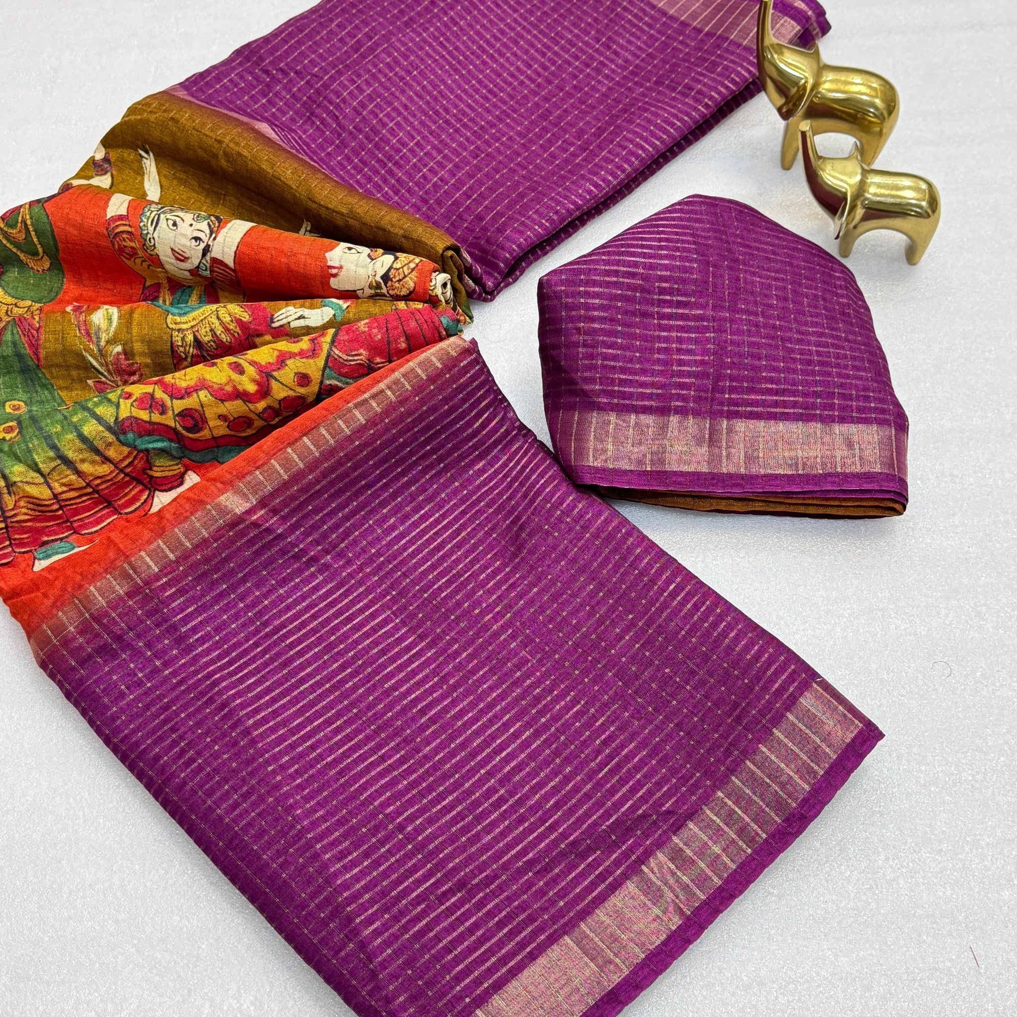 Soft Benny chex saree