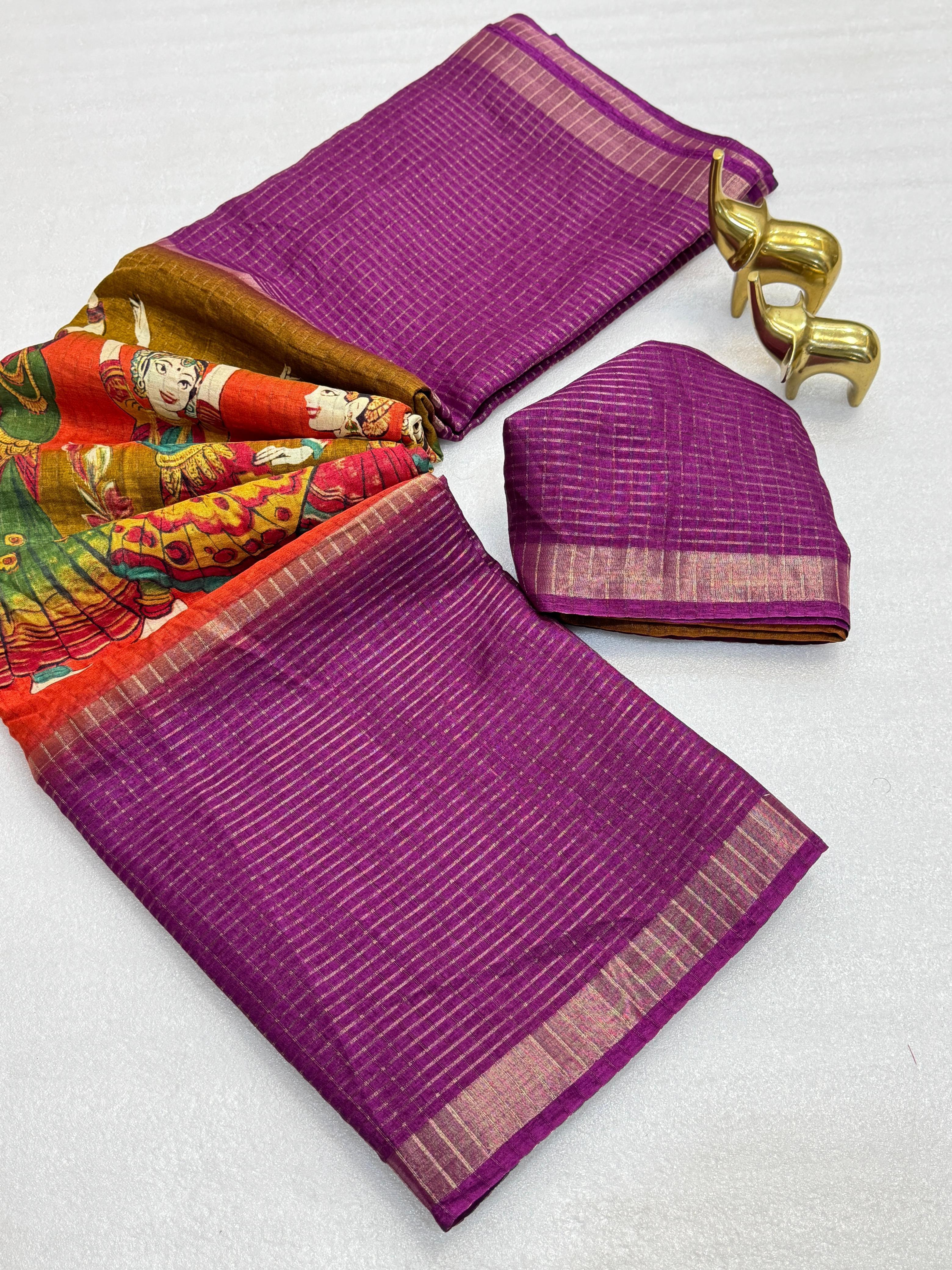 Soft Benny chex saree