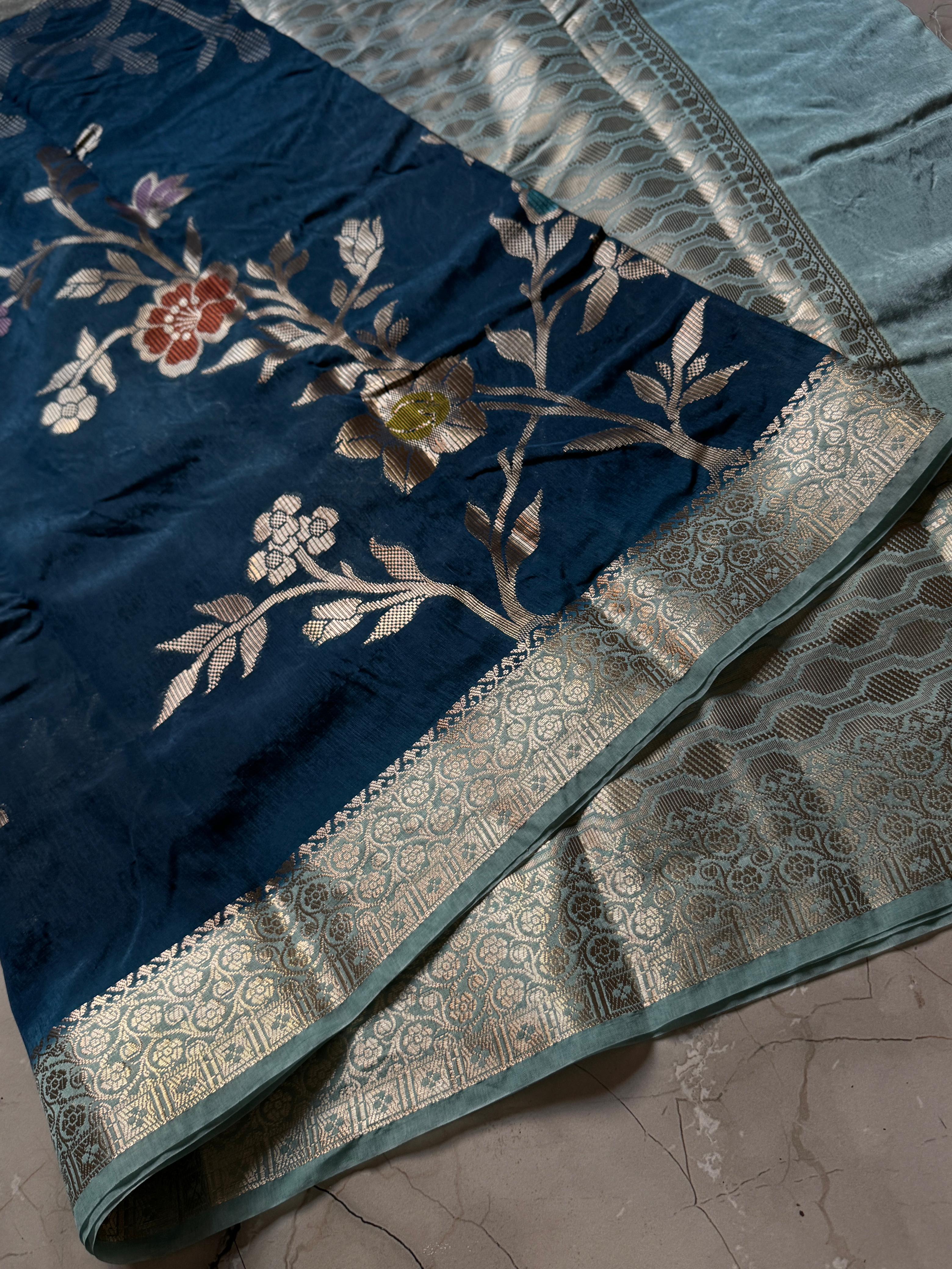 Premium Banarasi Chiniya Silk Sarees