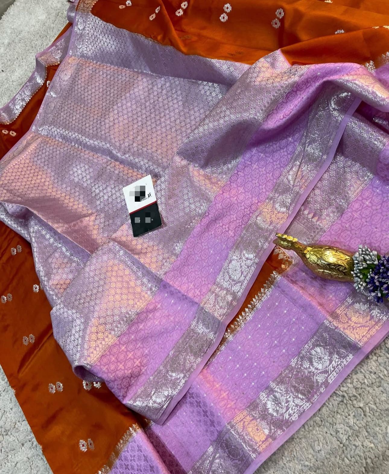 Premium Banarasi Raw Mango Silk Sarees