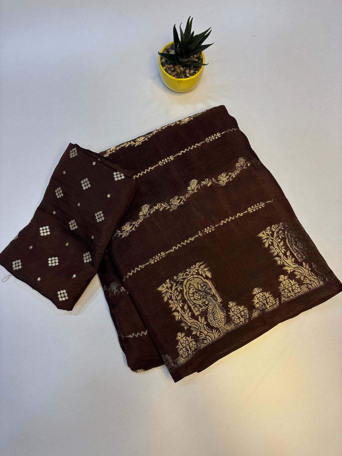 Pure Russian Khadi Viscose Saree