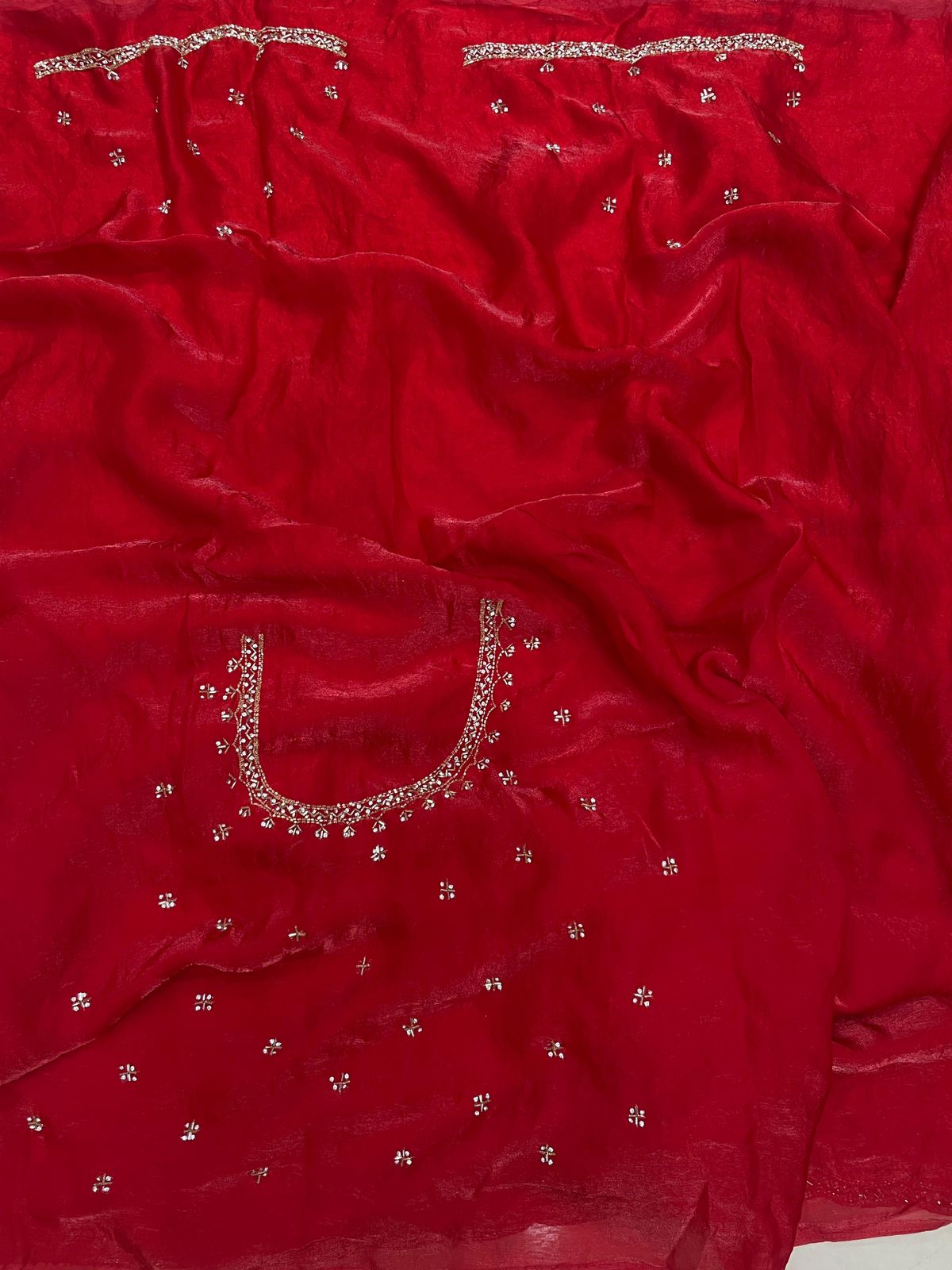 20+ Colors in Celebs Favorite Space Silk Fandy Satin Silk Sarees