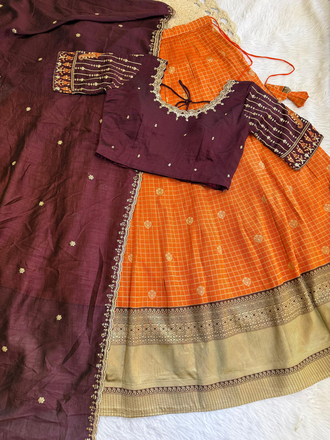 Premium Fully Stitched Silk Lehanga