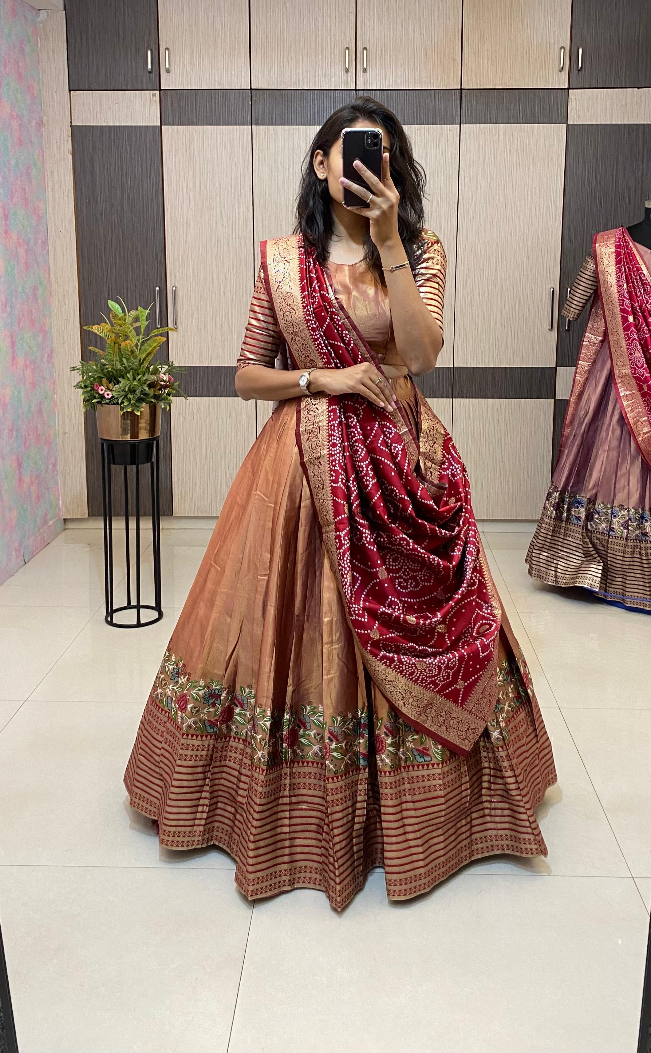 Soft Tissue Pythani Lehenga