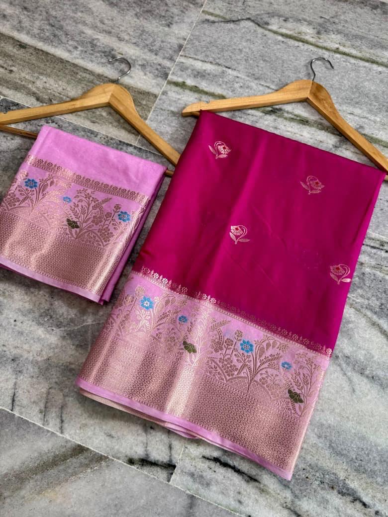 Banarasi Soft Dupion Silk Sarees