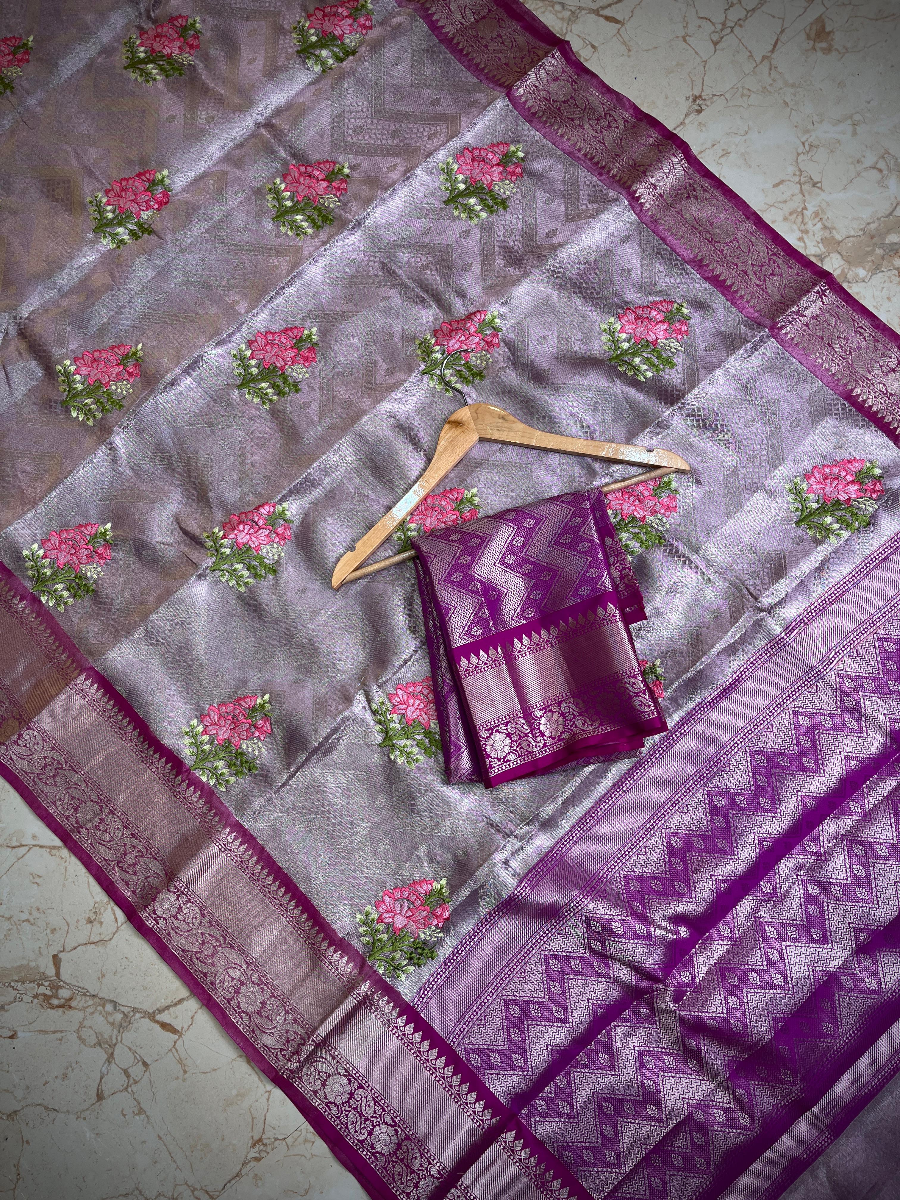 Banarasi Kanjivaram Tissue Saree