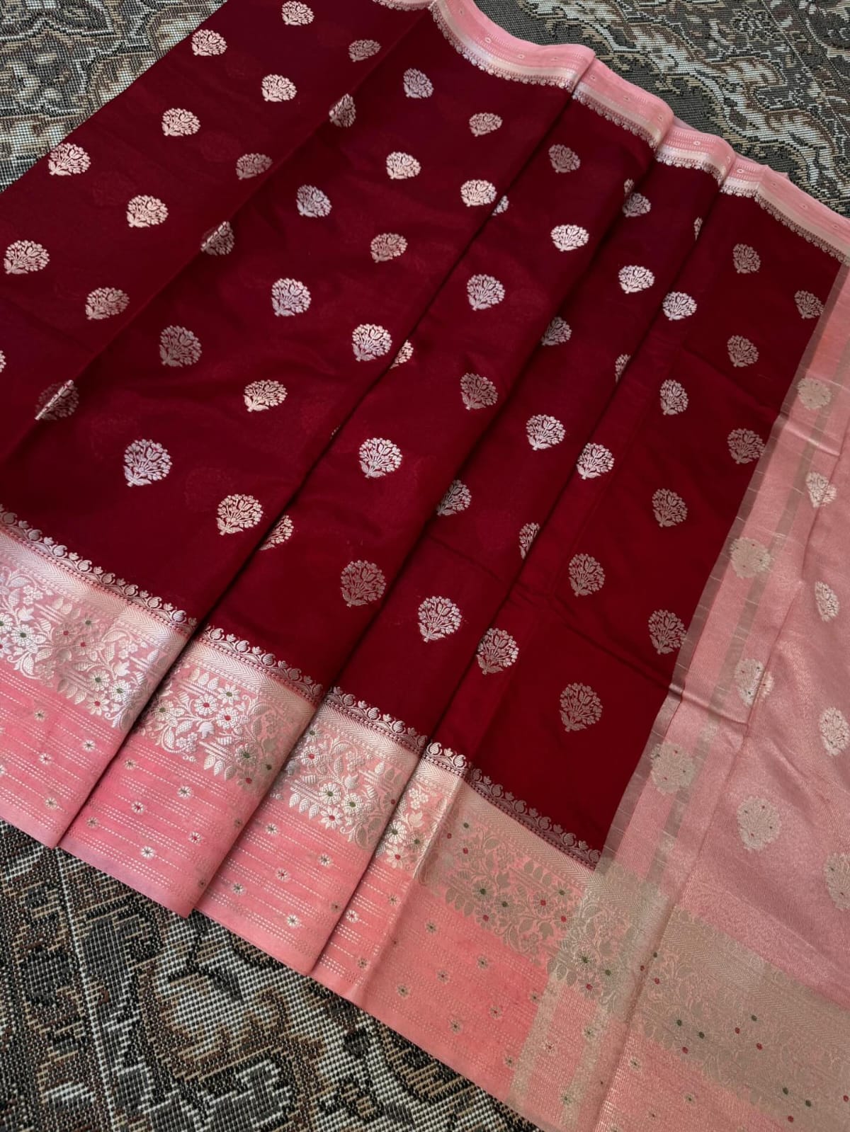 Banarasi Semi Katan Silk Saree