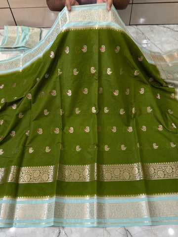 Premium Soft Banarasi Sarees with unique border