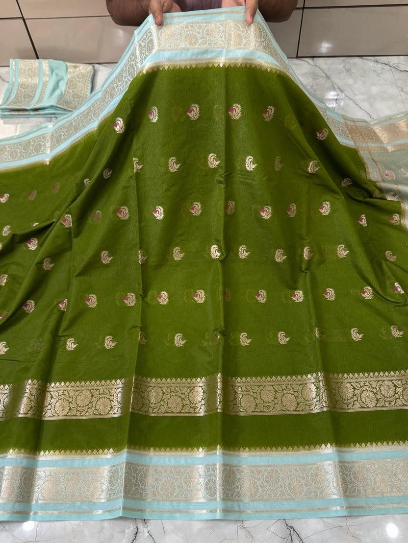Premium Soft Banarasi Sarees with unique border