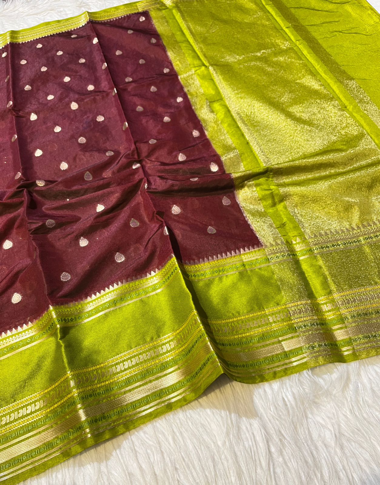 Banarasi Dyble Warm Soft Silk Sarees