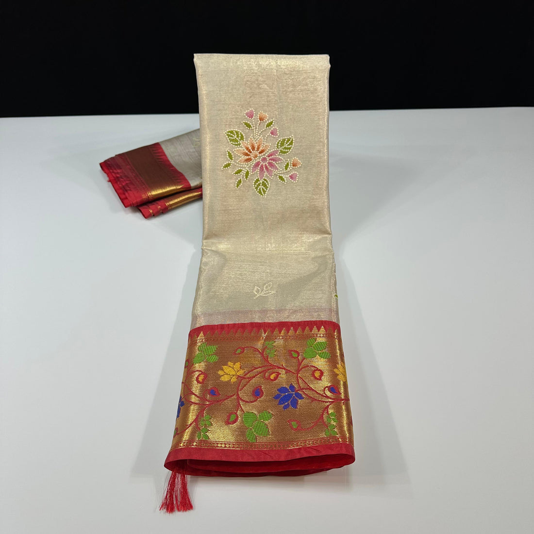 Premium Soft Banarasi Tissue Silk Sarees