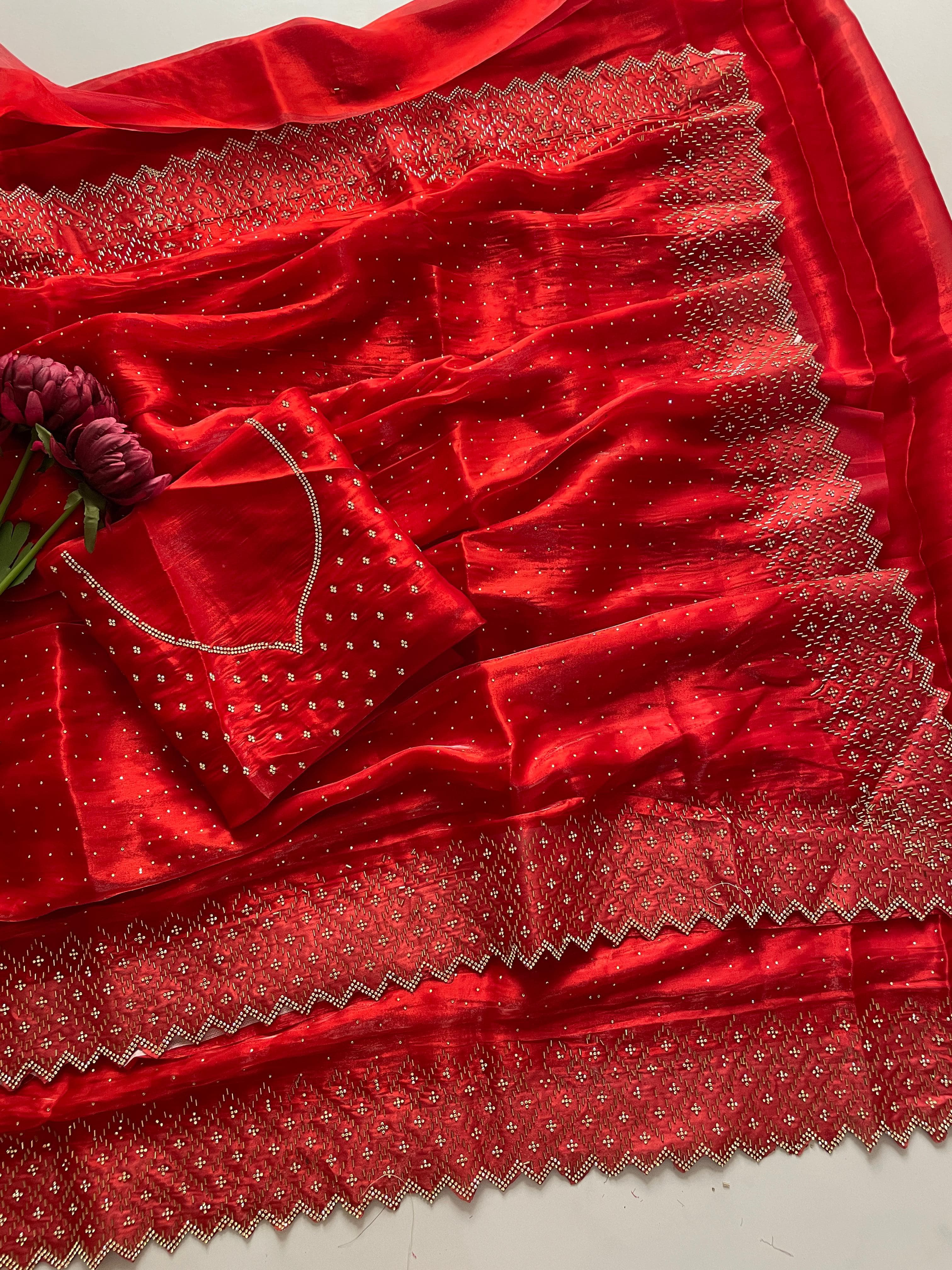 Jimmy Choo Sarees with Premium Diamond Work