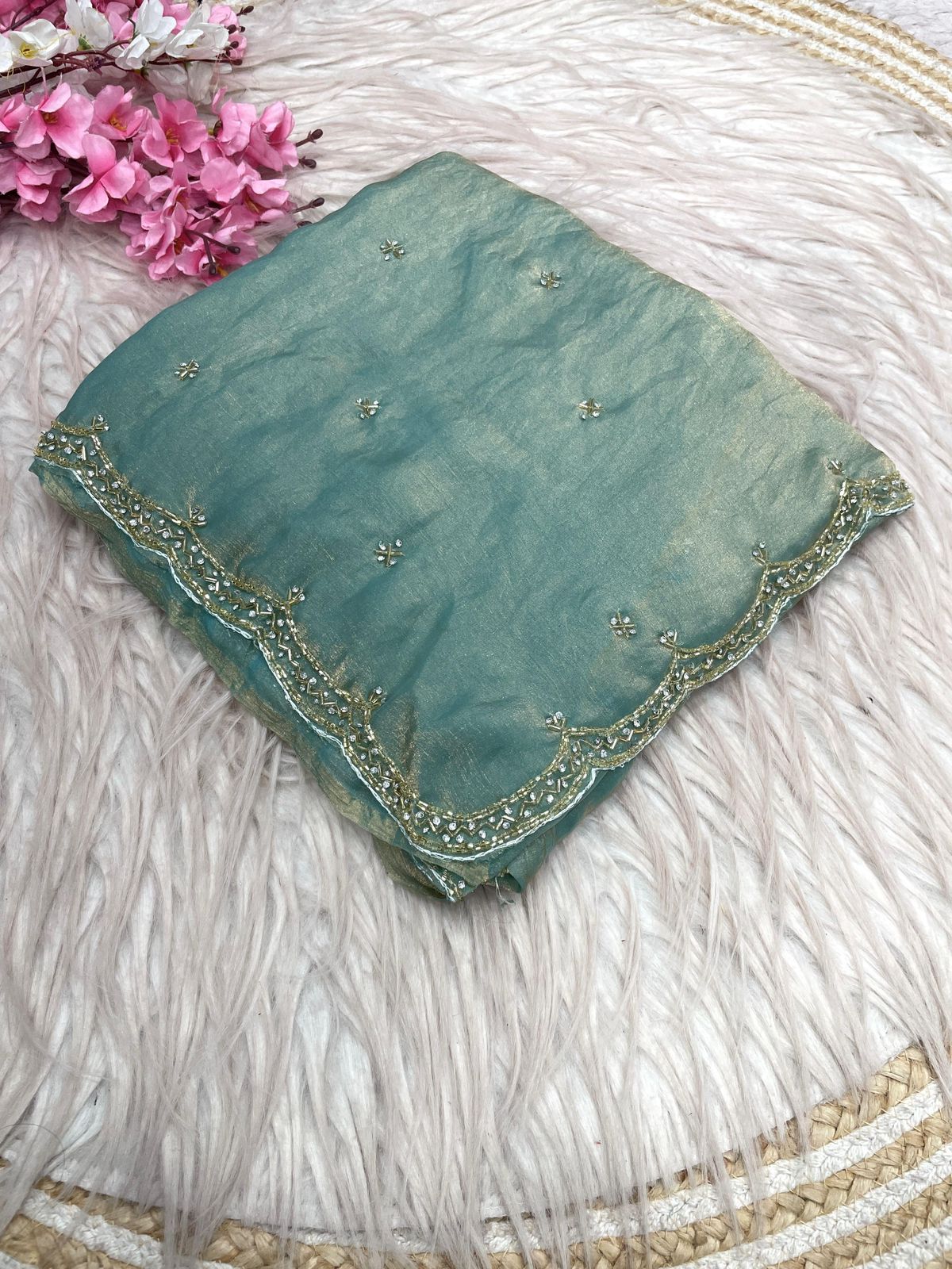 20+ Colors in Celebs Favorite Space Silk Fandy Satin Silk Sarees