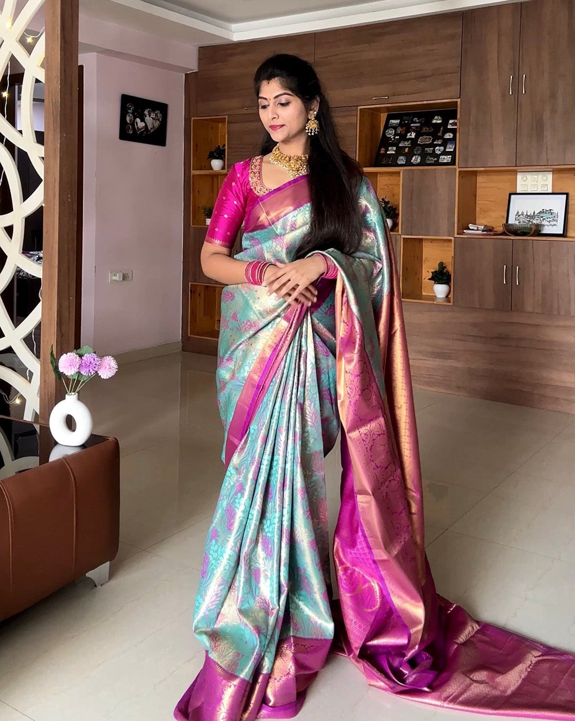 Designer Premium Soft Semi Kanchipattu saree