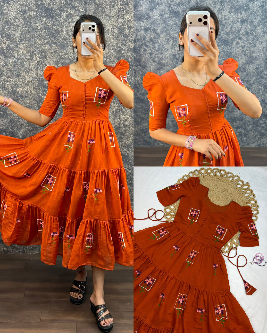 Soft Mul Cotton Maxi Gowns