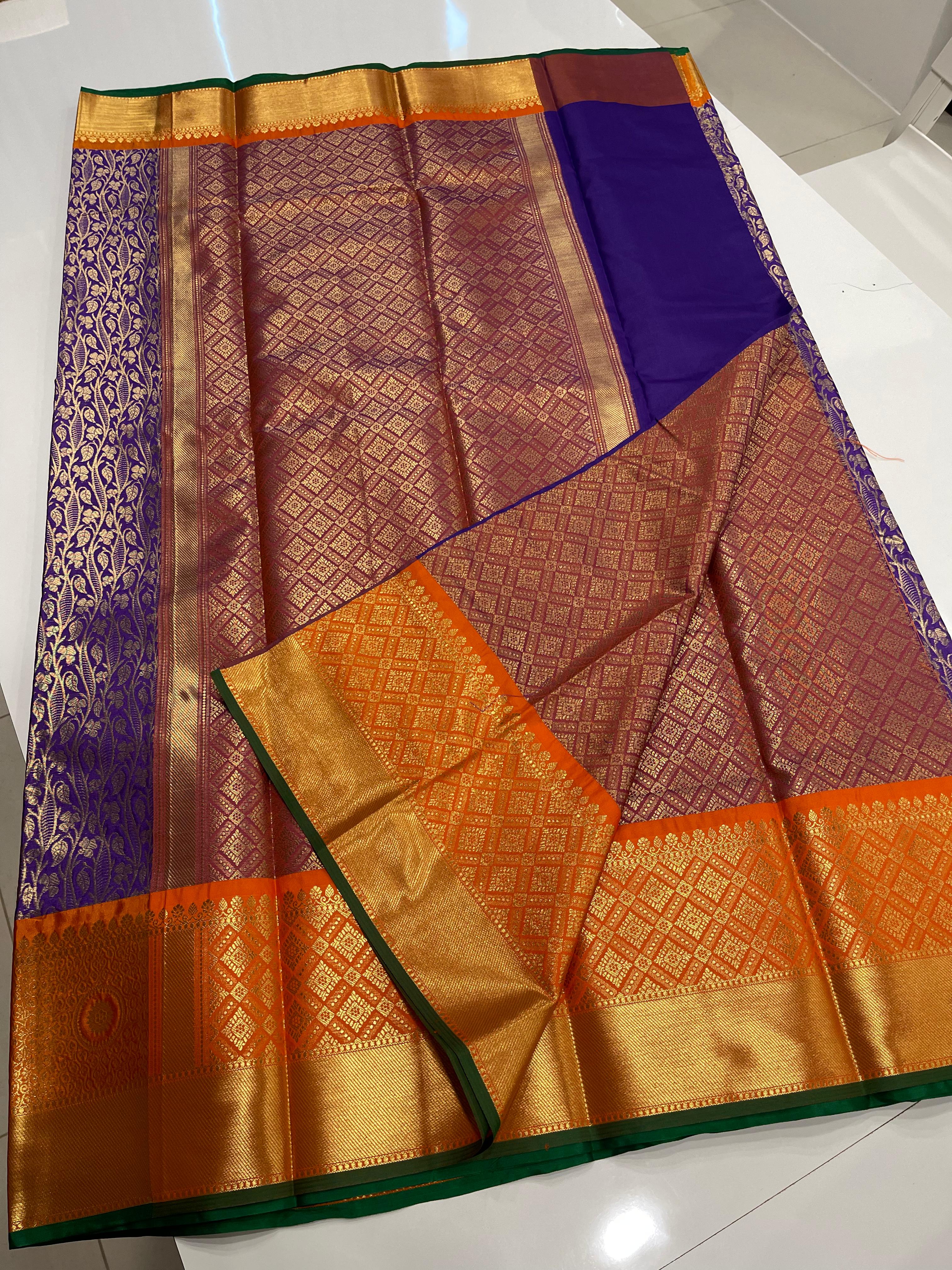 Vintage Sarees in Semi Kanchi