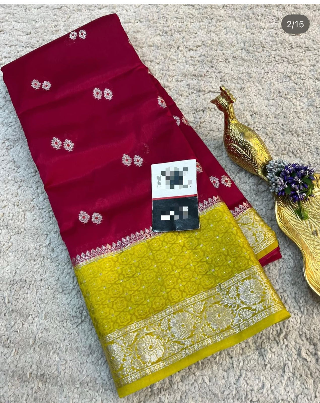 Premium Banarasi Raw Mango Silk Sarees