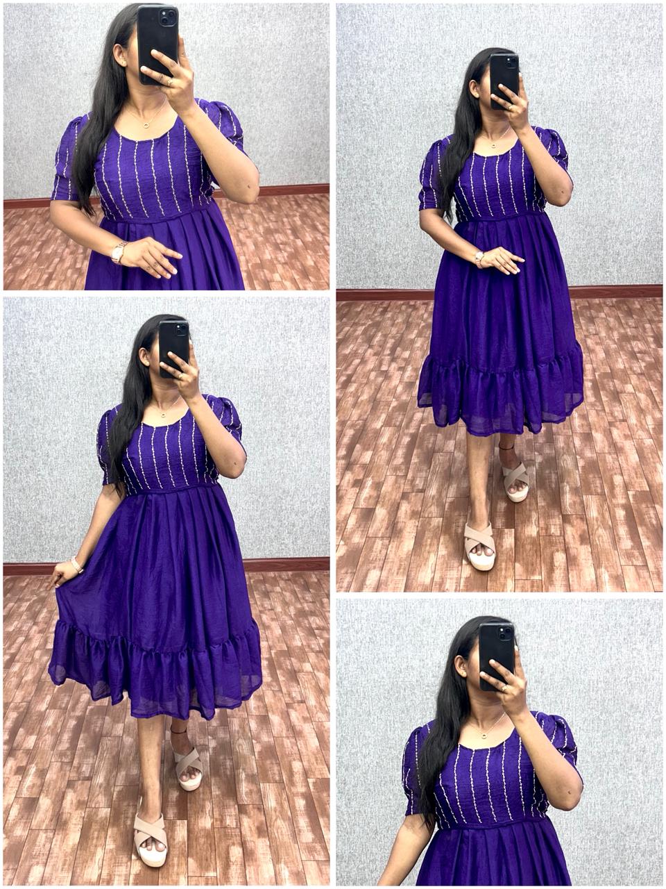 Pure Soft Rangoli Crush Silk Maxi