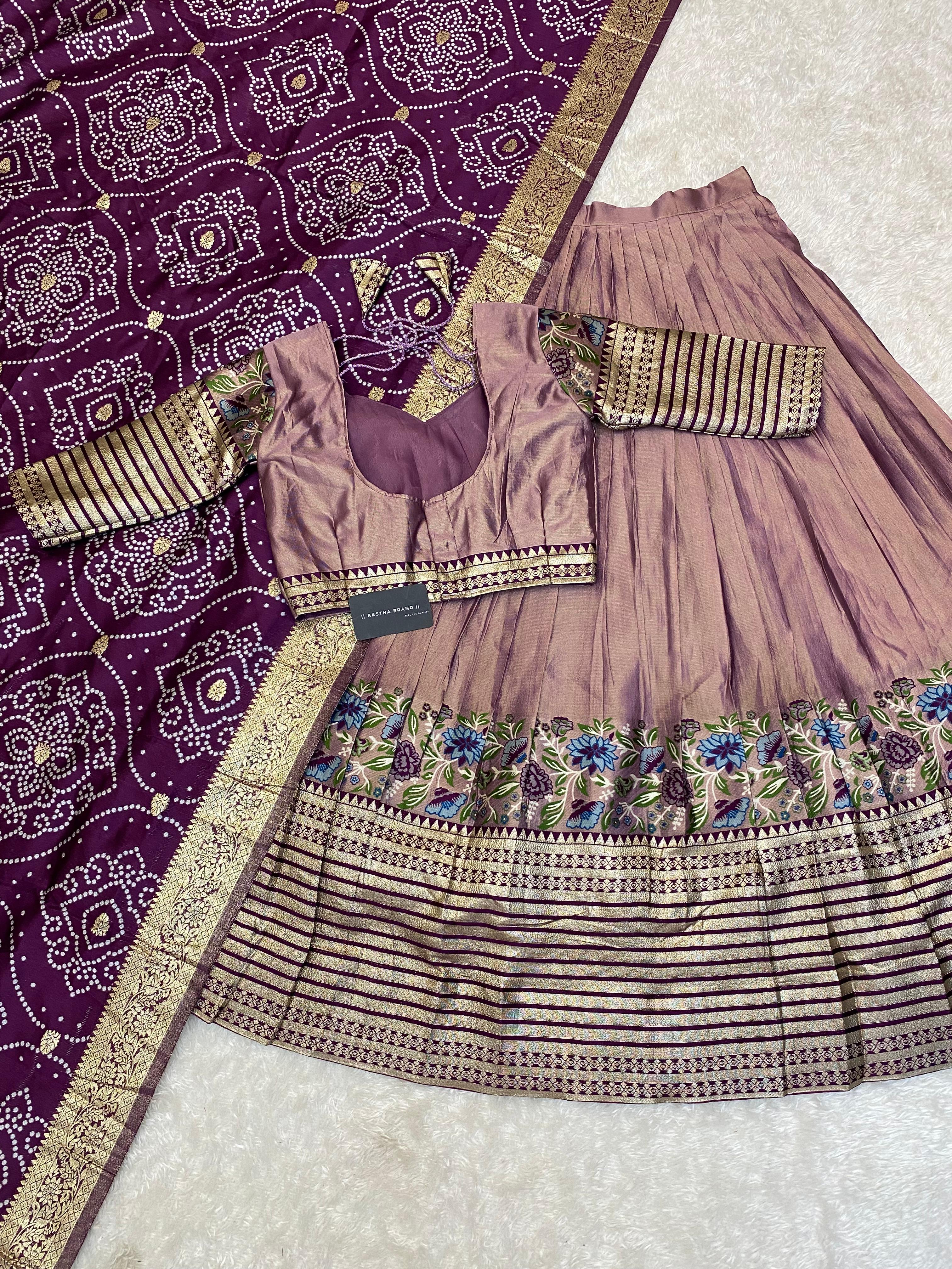 Soft Tissue Pythani Lehenga