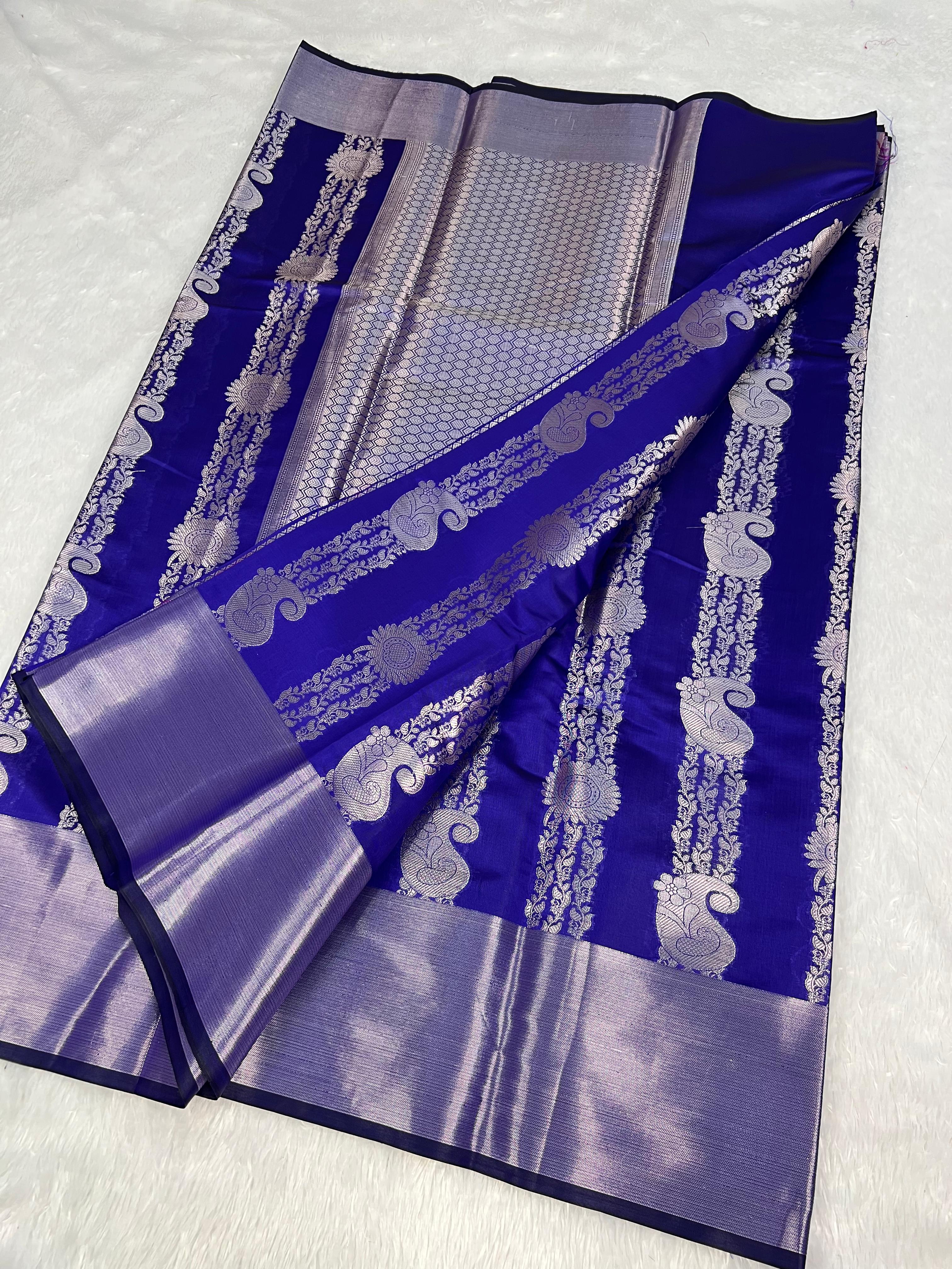 Banarasi Semi Katan Soft Silk Saree