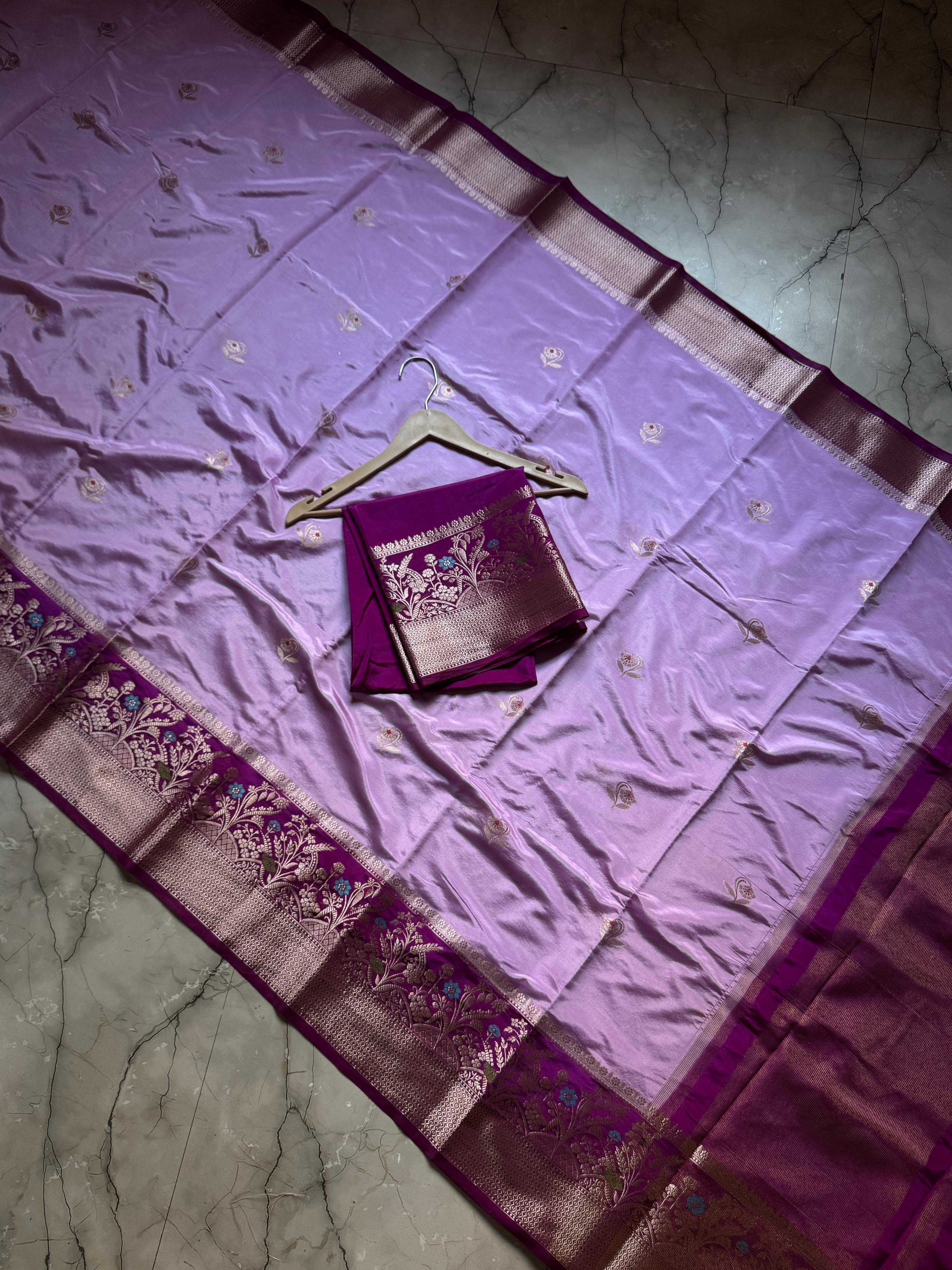 Banarasi Semi Katan Soft Silk Sarees