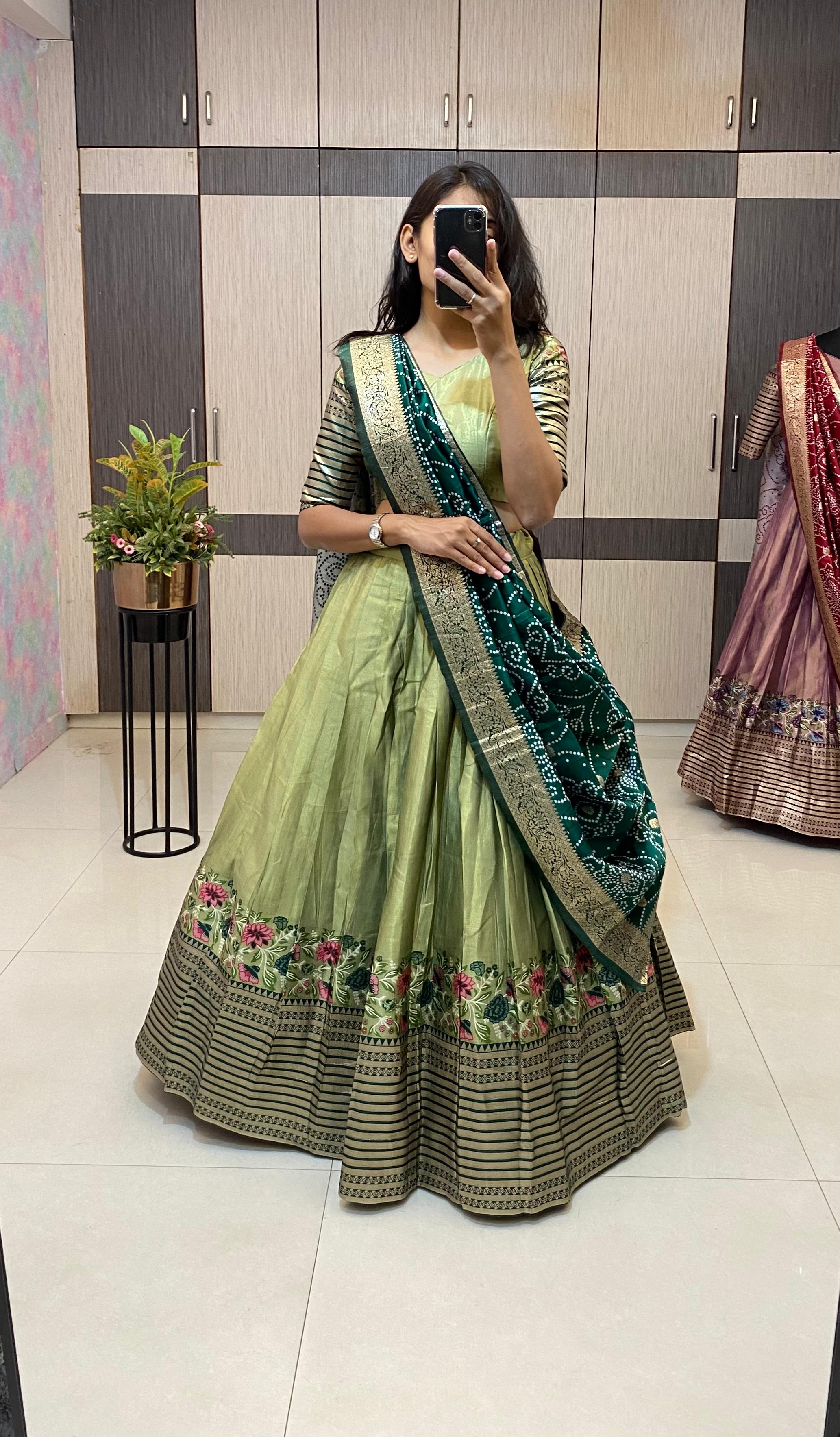 Soft Tissue Pythani Lehenga