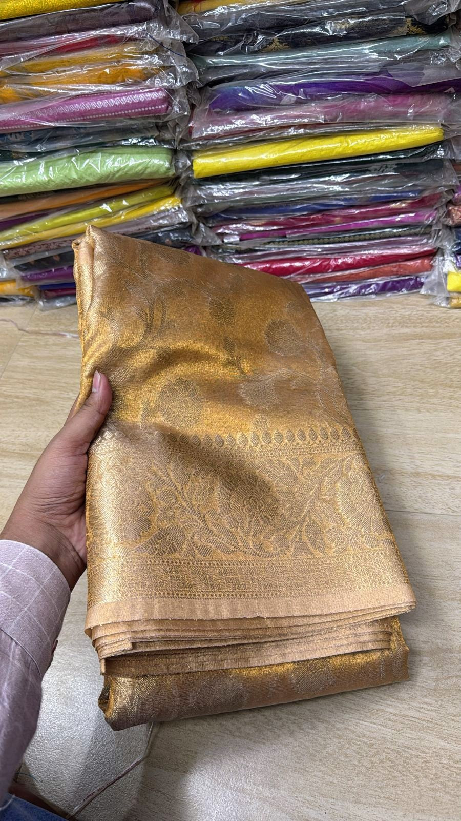 Soft Banarasi Tissue Silk Saree