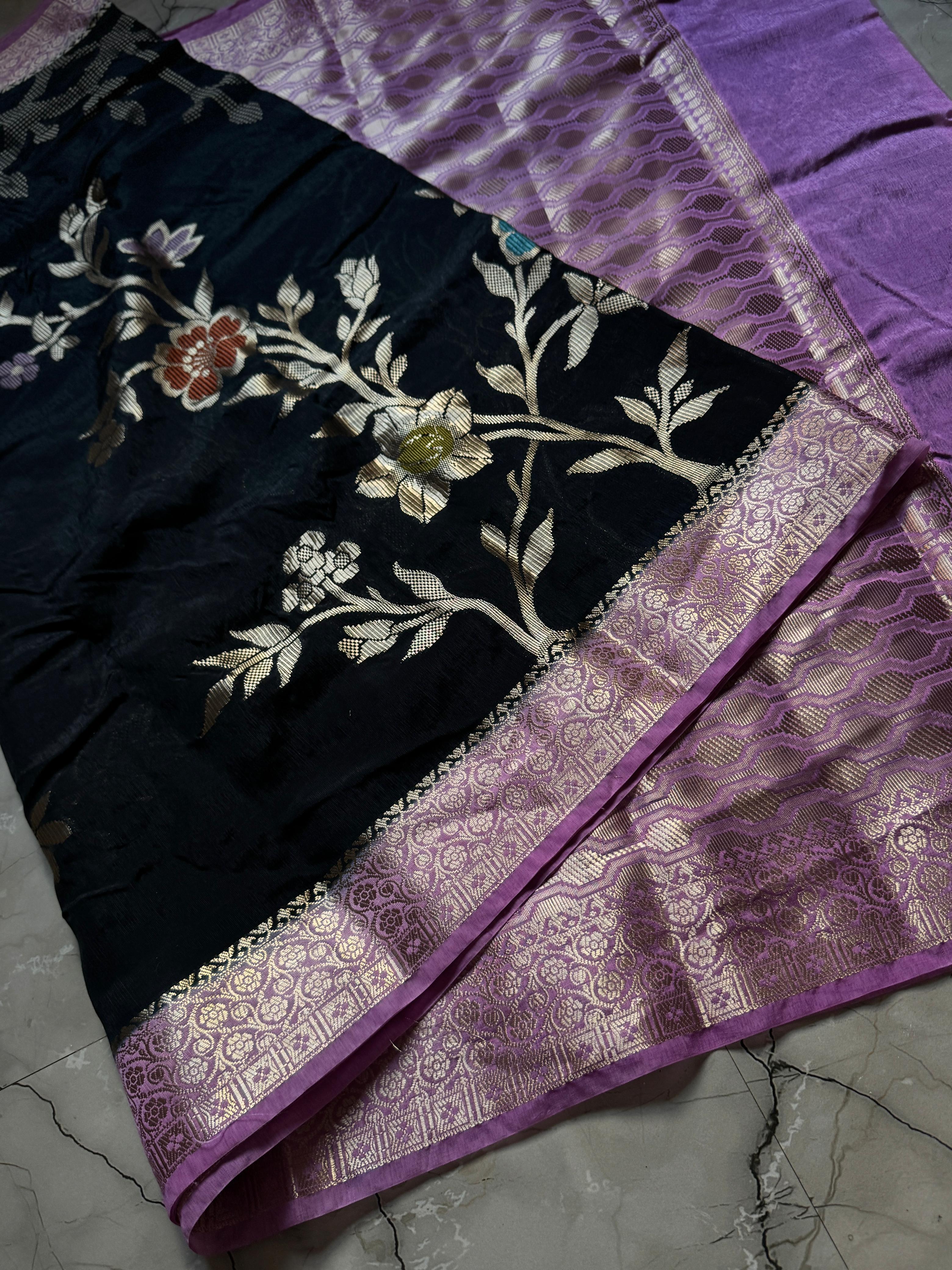 Premium Banarasi Chiniya Silk Sarees