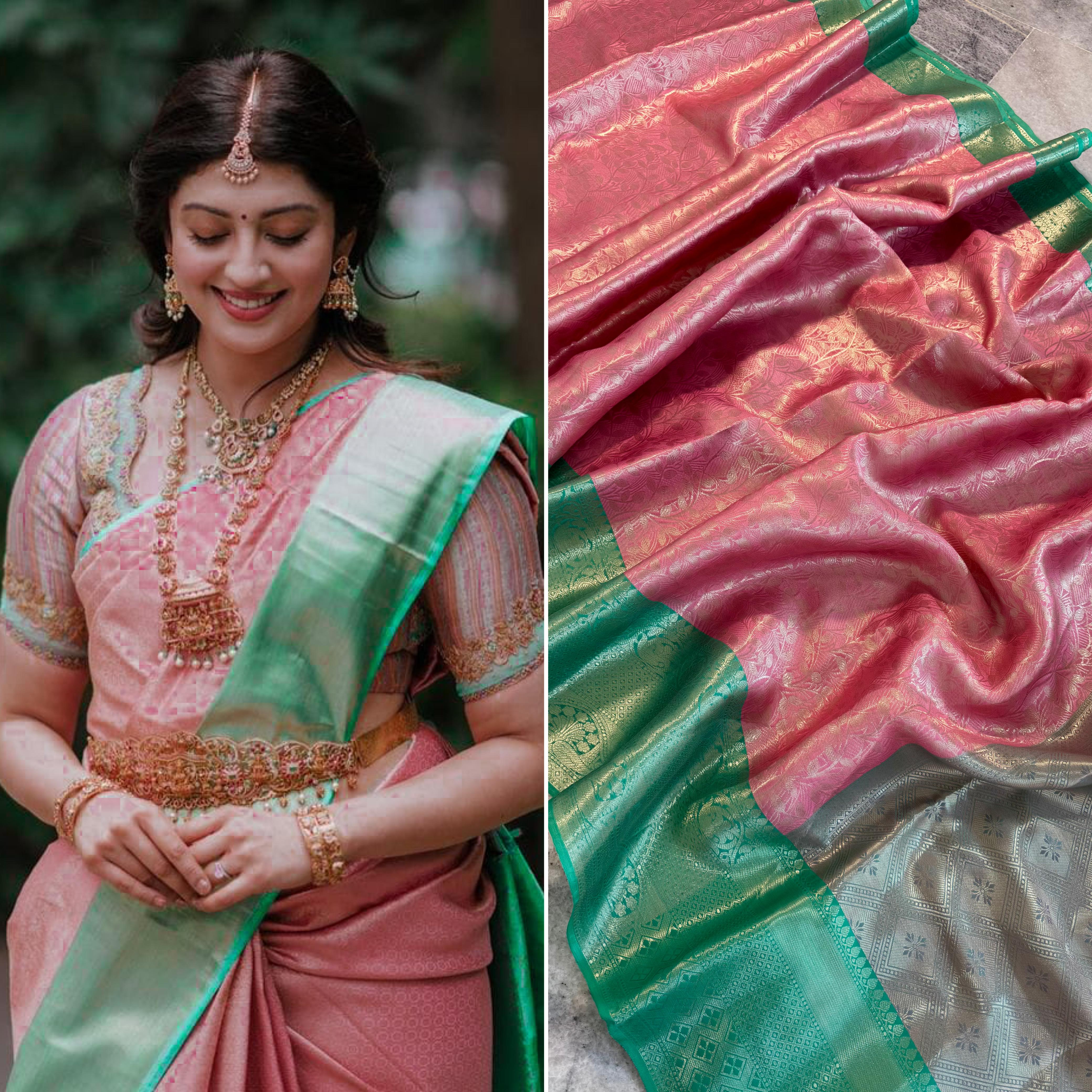 Soft Banarasi Tissue Silk Saree