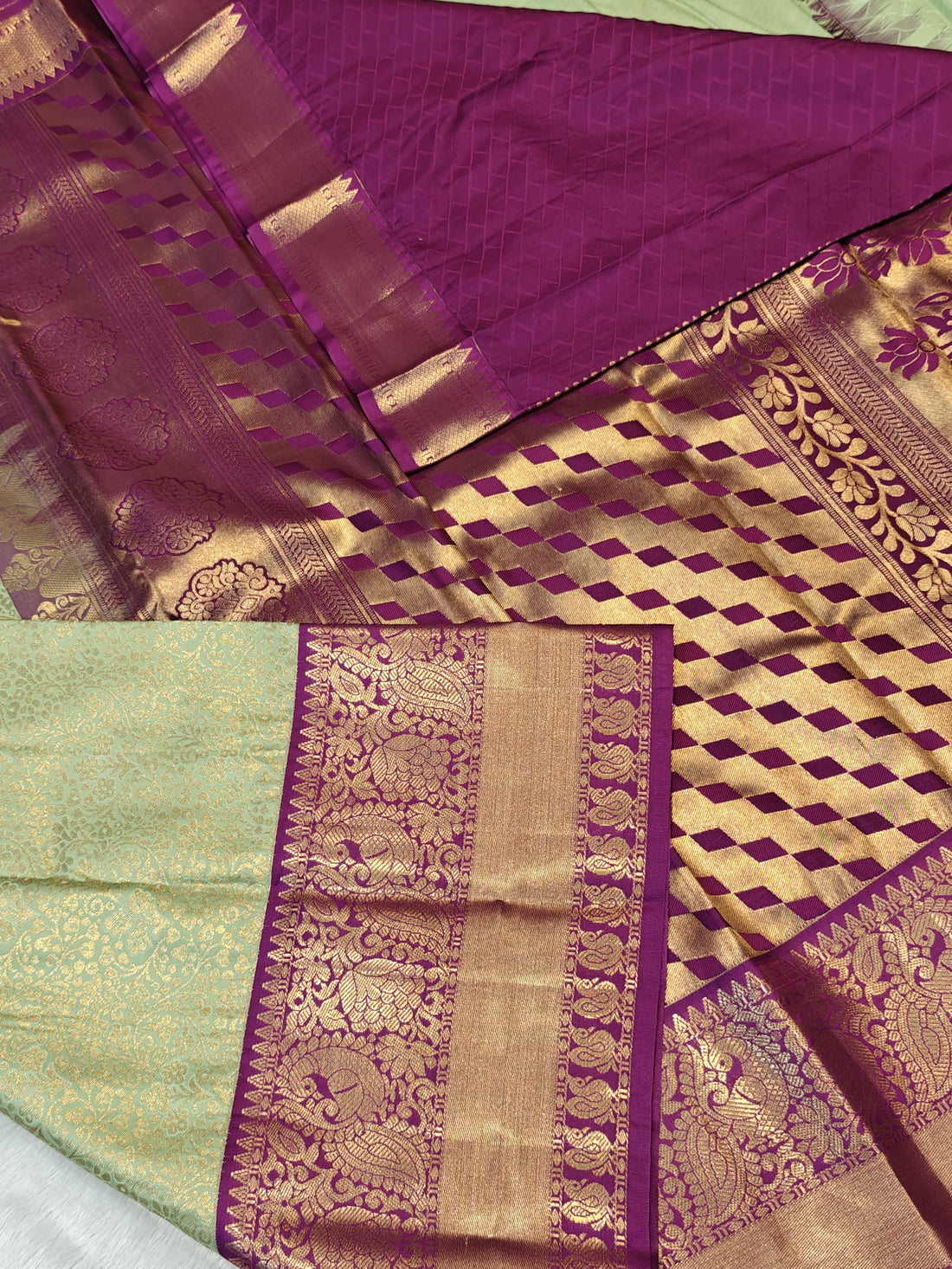 Premium Quality Semi Kanchipattu Saree